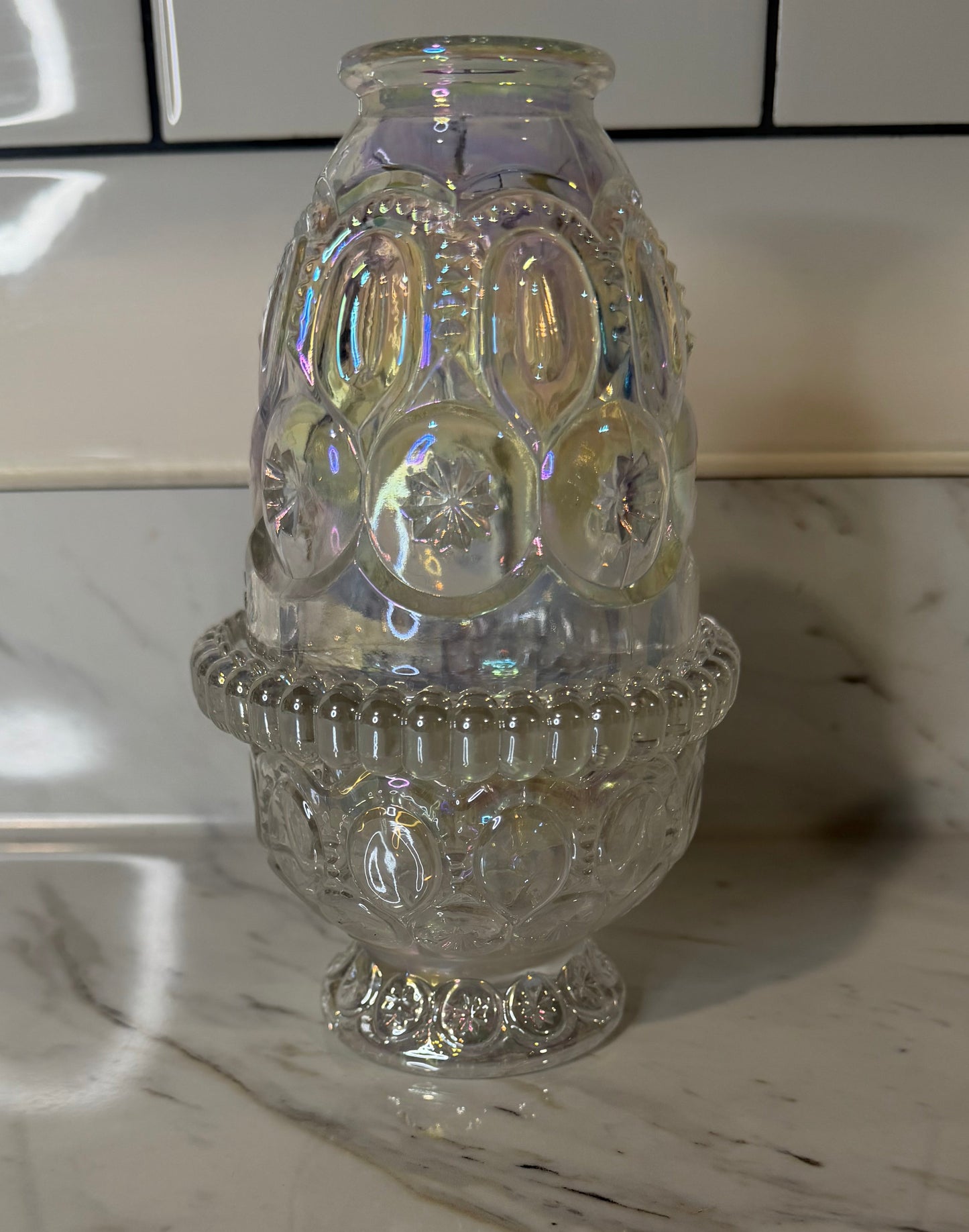 Moon & Star Crystal Carnival | Weishar | Glass Fairy Lamp – 3 Piece