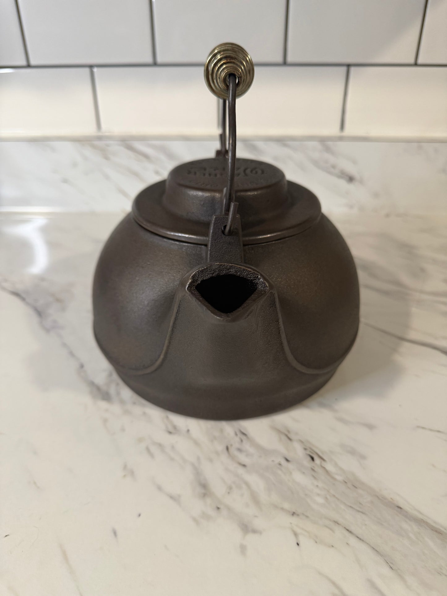 Vintage Wagner Ware Cast Iron Humidifier Tea Kettle – Restored