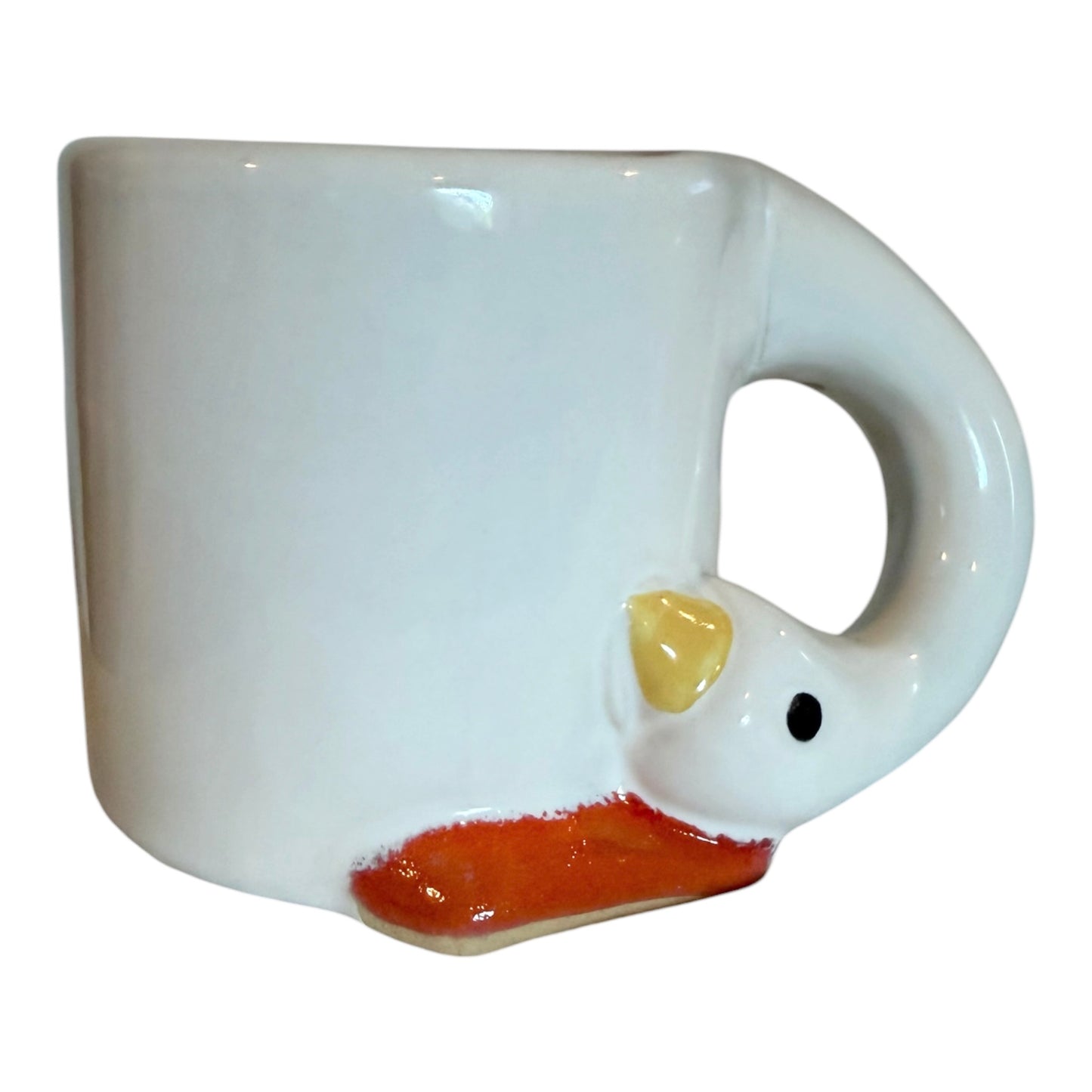 Unusual Studio Pottery Goose Mugs – Set of 2 | Whimsical Ceramic Cups
