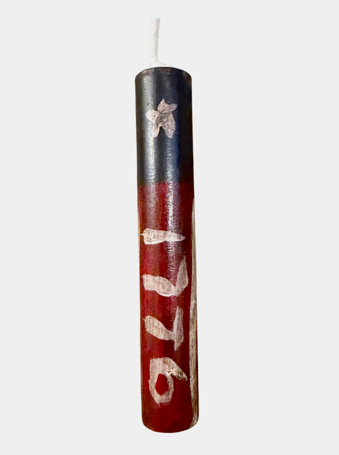 Handcrafted Patriotic Wooden Firecracker Decor – Americana Shelf Accent – Made by Flea & Frame