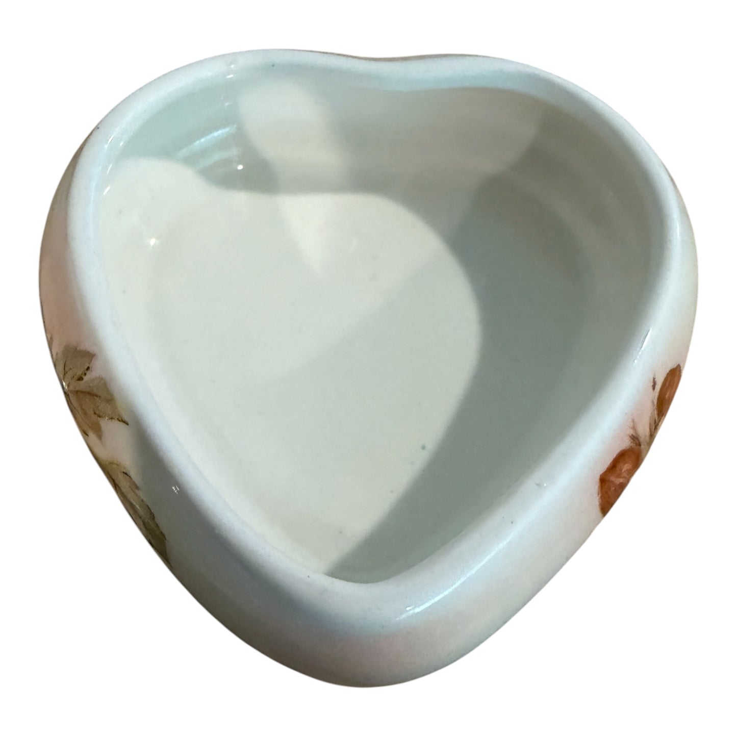 Royal Worcester Palissy Vintage Heart Trinket Box | Royale Collection | Autumn Fruit Porcelain Keepsake Box
