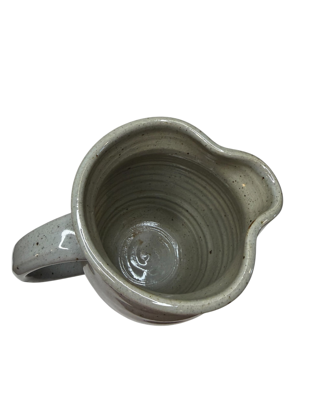 Great Bay Pottery Salt-Glazed Stoneware Pitcher – Cobalt Blue Strawberry Vine