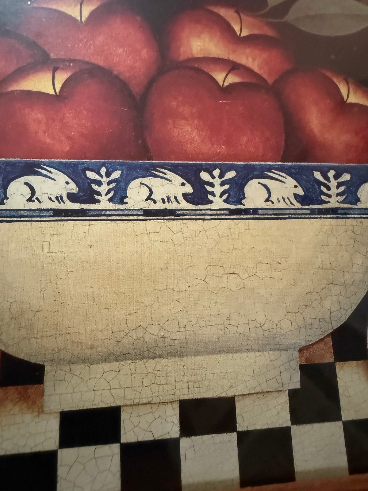 Diane Ulmer Pedersen Vintage Folk Art Fruit Prints – Set of 2 Framed Cottagecore Kitchen Art