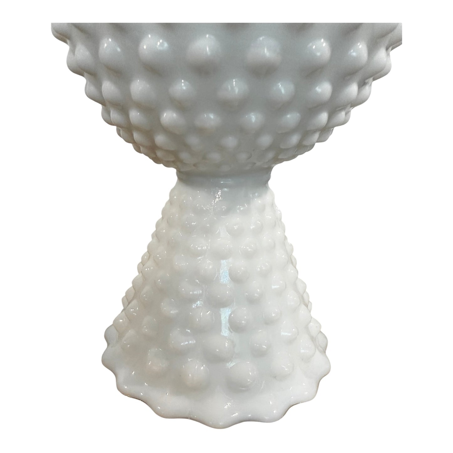 Fenton Vintage Hobnail Milk Glass Apothecary Jar