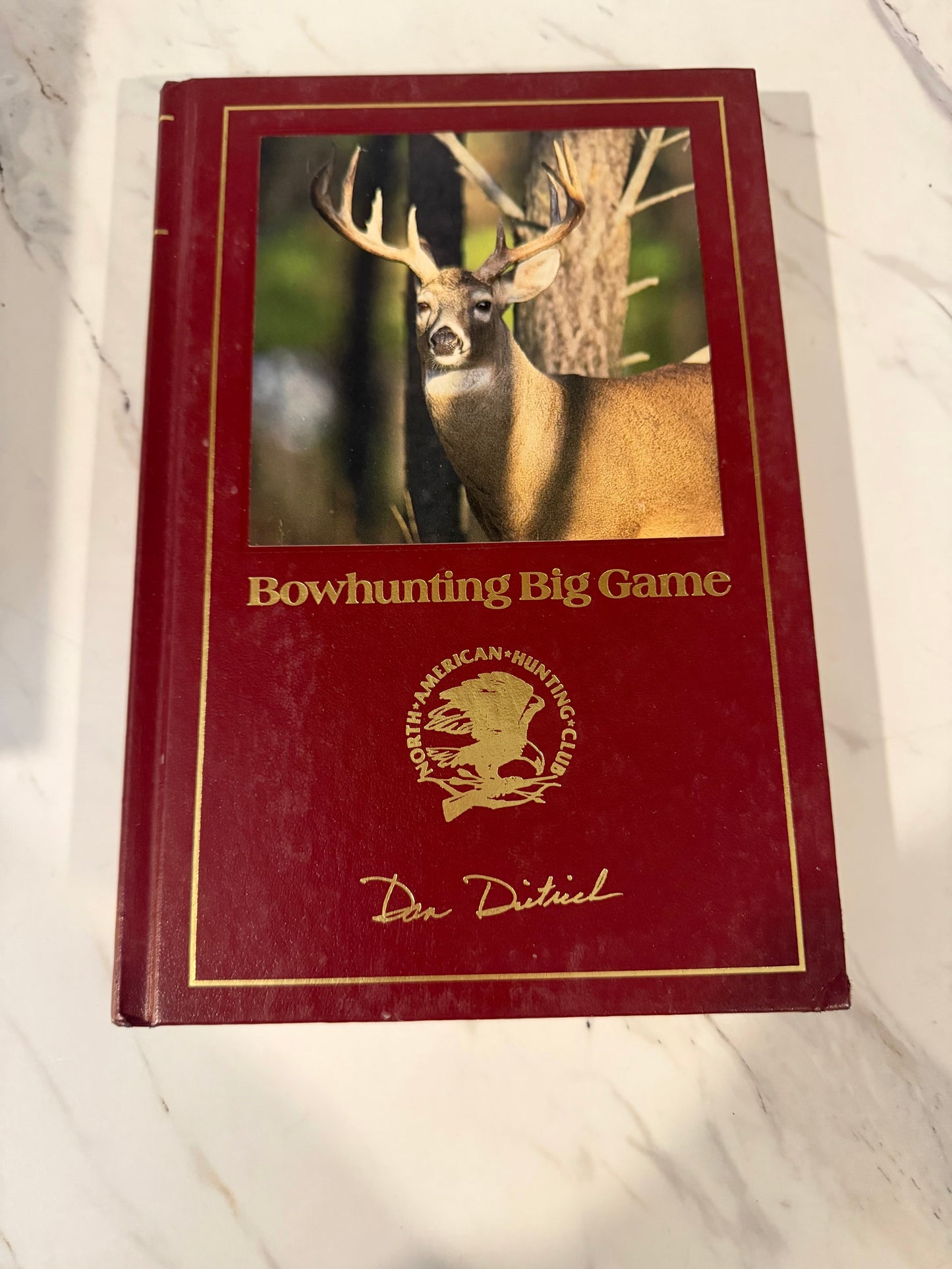 Vintage North American Hunting Club Book Collection — Leather-Bound Hardcovers