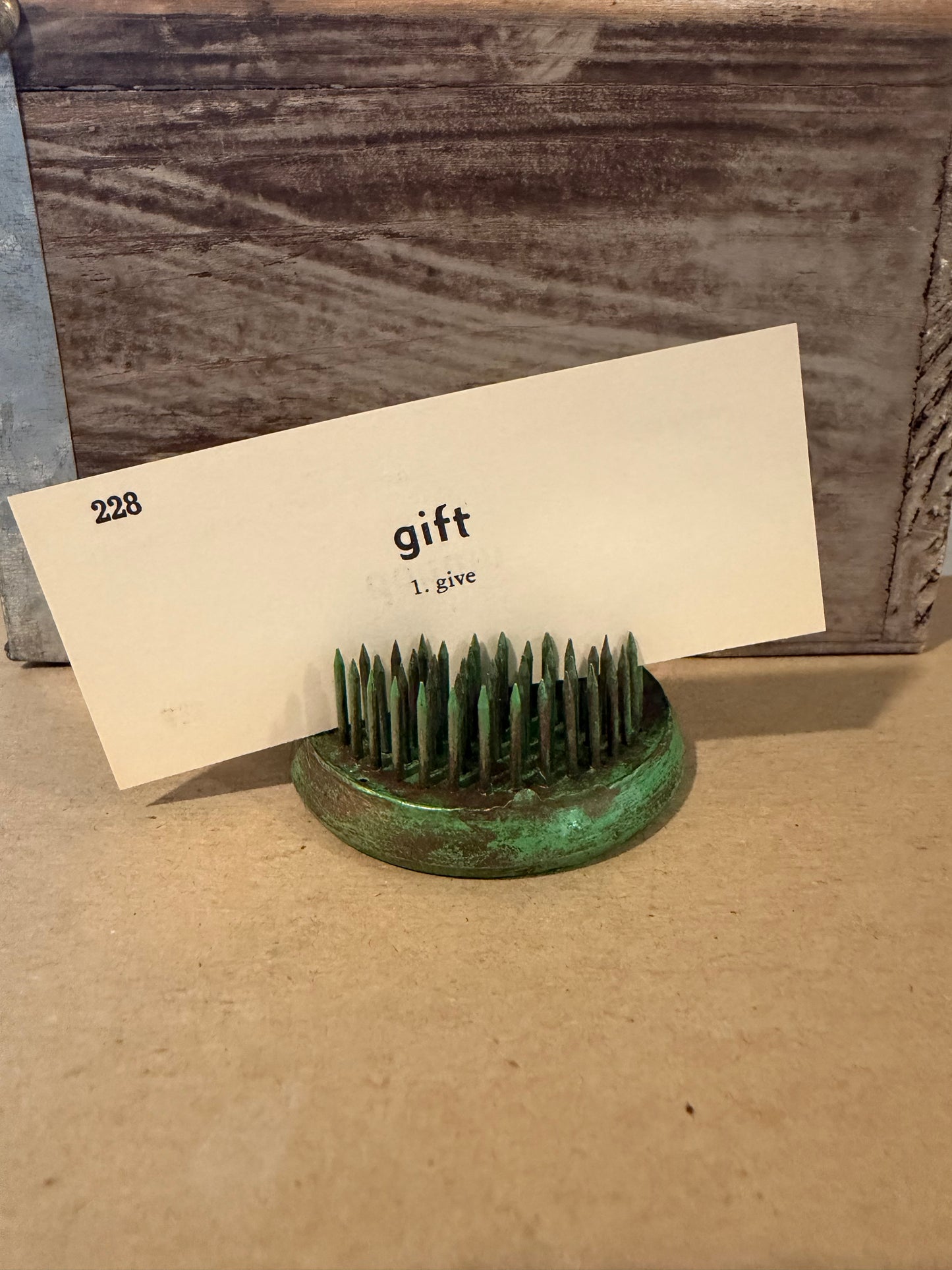 Vintage-Style 2” Flower Frog – Metal Floral Holder