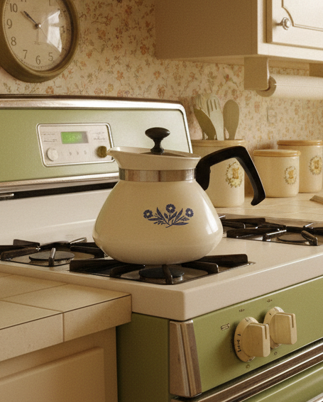 Corning Ware Blue Cornflower Vintage 6-Cup Teapot