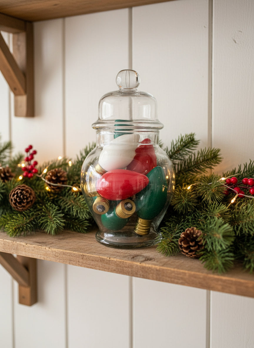 Vintage Princess House Heritage Clear Glass Apothecary Jar - Candy Dish – 7” Tall