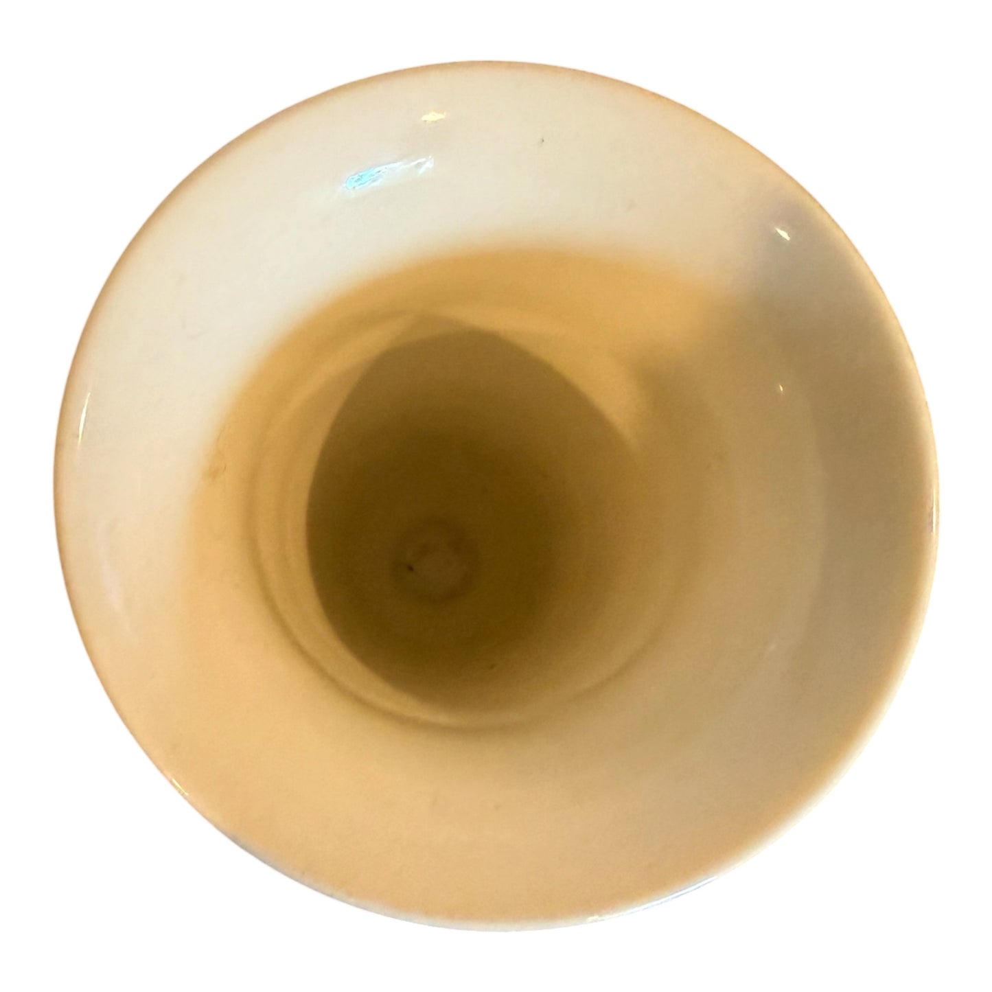 Wedgwood Embossed Queen’s Ware Celadon Green Grapevine Trumpet Vintage Vase – England – 6.5”
