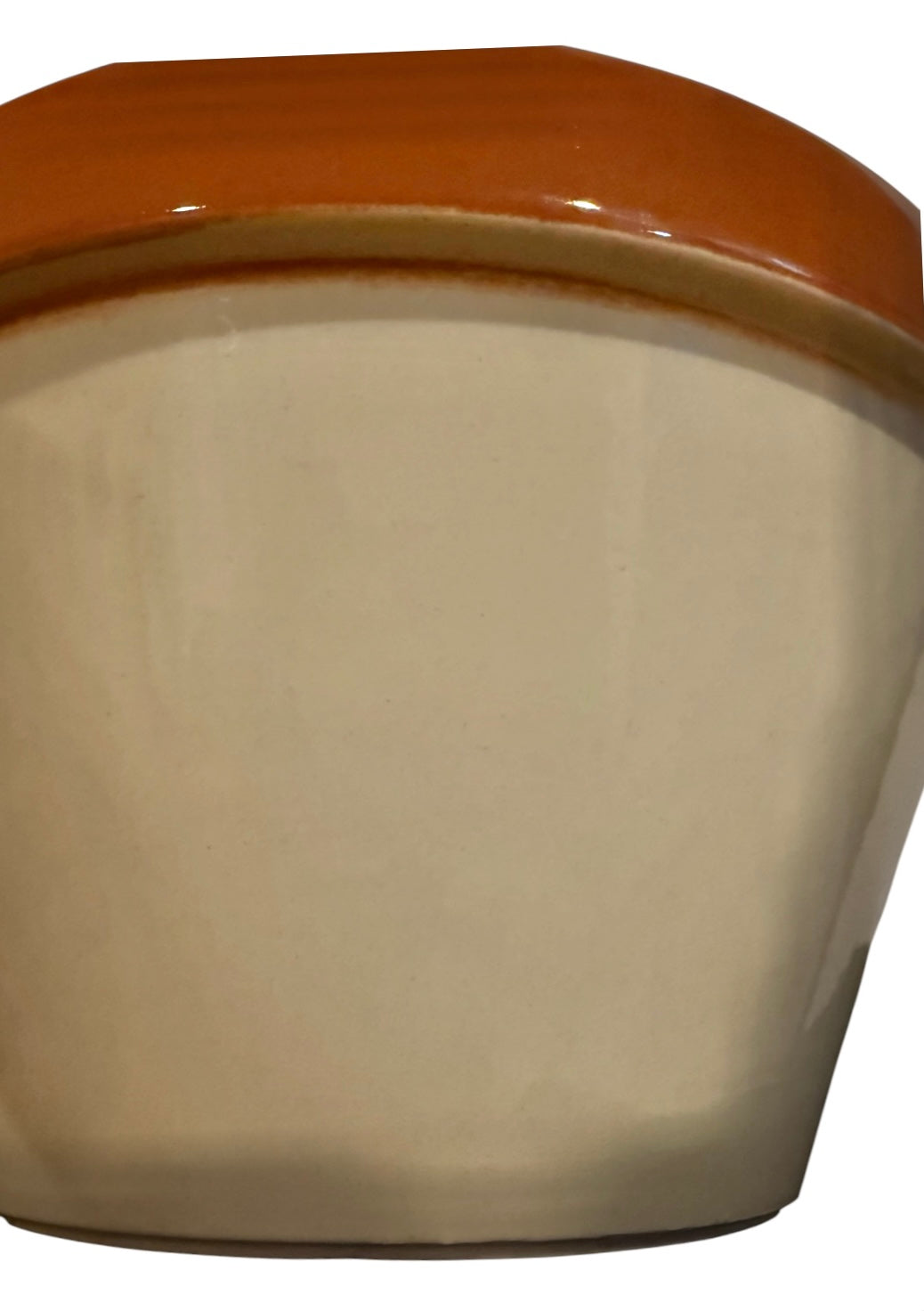 French Farmhouse Terracotta Tian Vintage Mixing Bowl | Rustic Stoneware Batter Bowl with Pour Spout