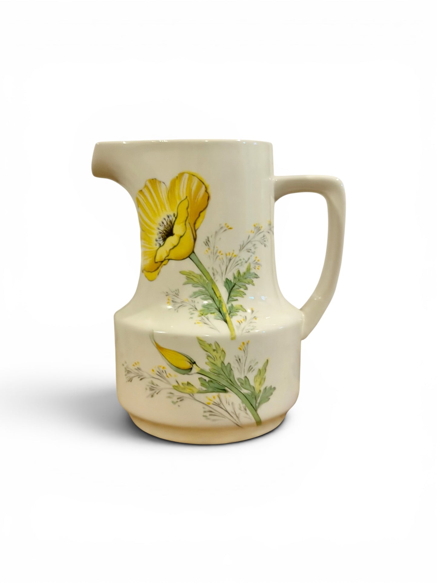Noritake Craftone Buttercup Vintage(8769) Sugar Bowl, Creamer & Salt + Pepper Shaker Set | Made in Japan | 1970s