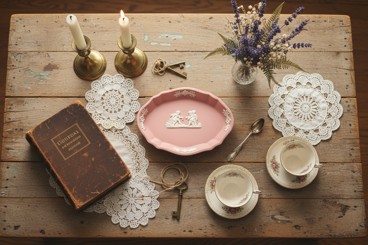 Wedgwood Pink Jasperware Oval Trinket Dish – Dancing Cherubs