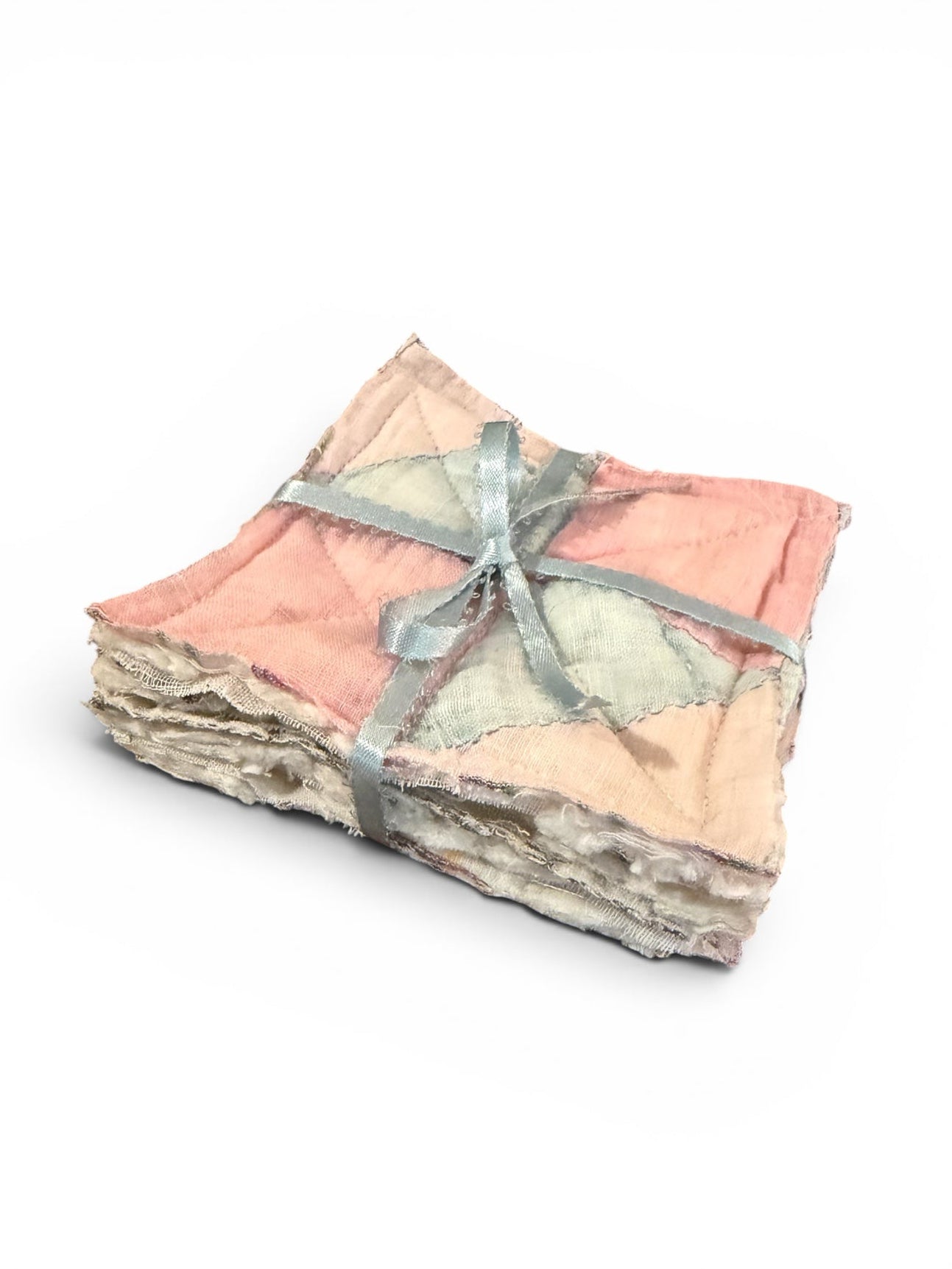 Handmade Quilt Coaster Set | Upcycled Vintage Quilt Coasters | Set of 4