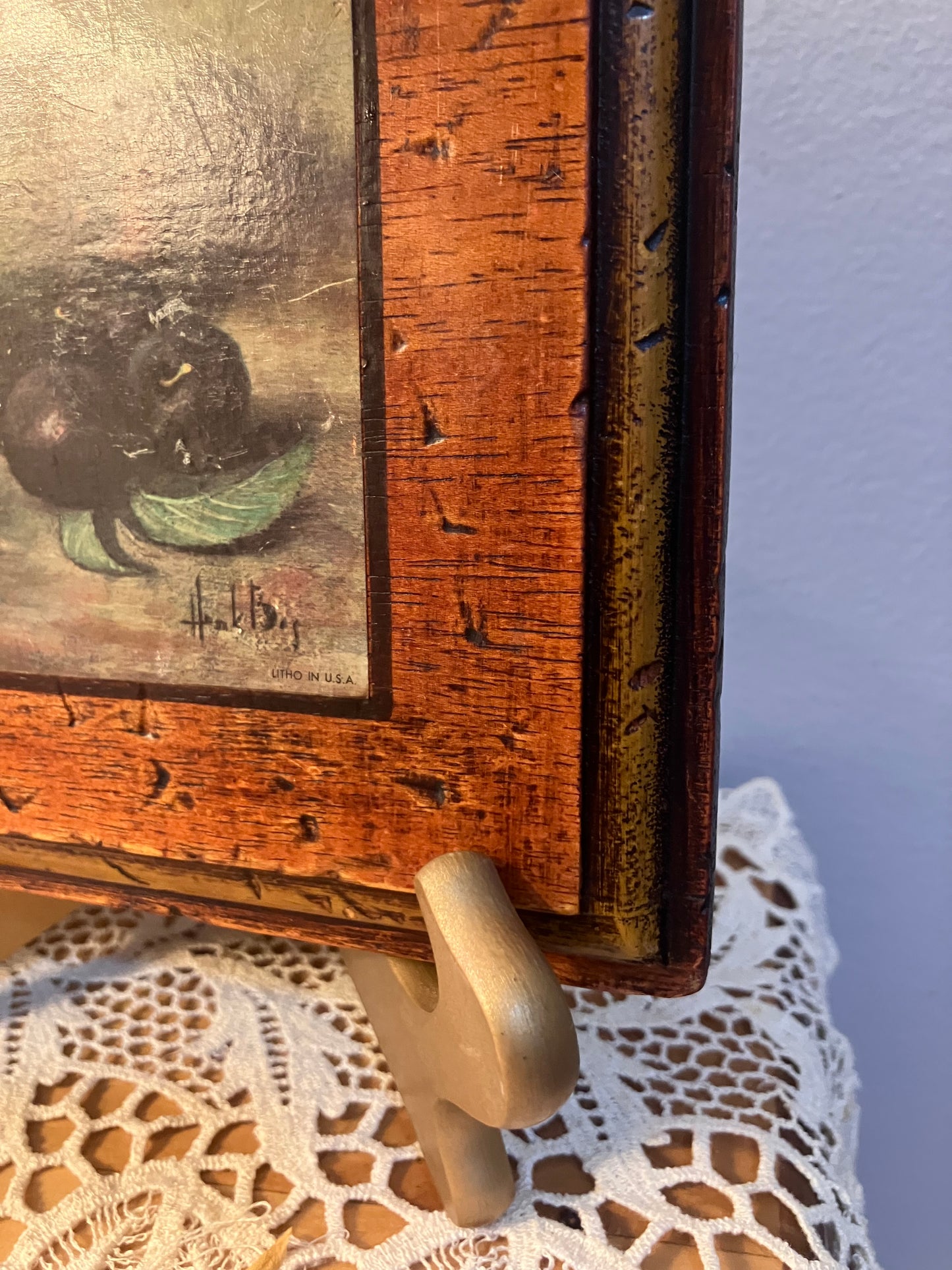 Vintage Fruit Still Life Print by Dutch Artist Henk Bos – Stamped Italy