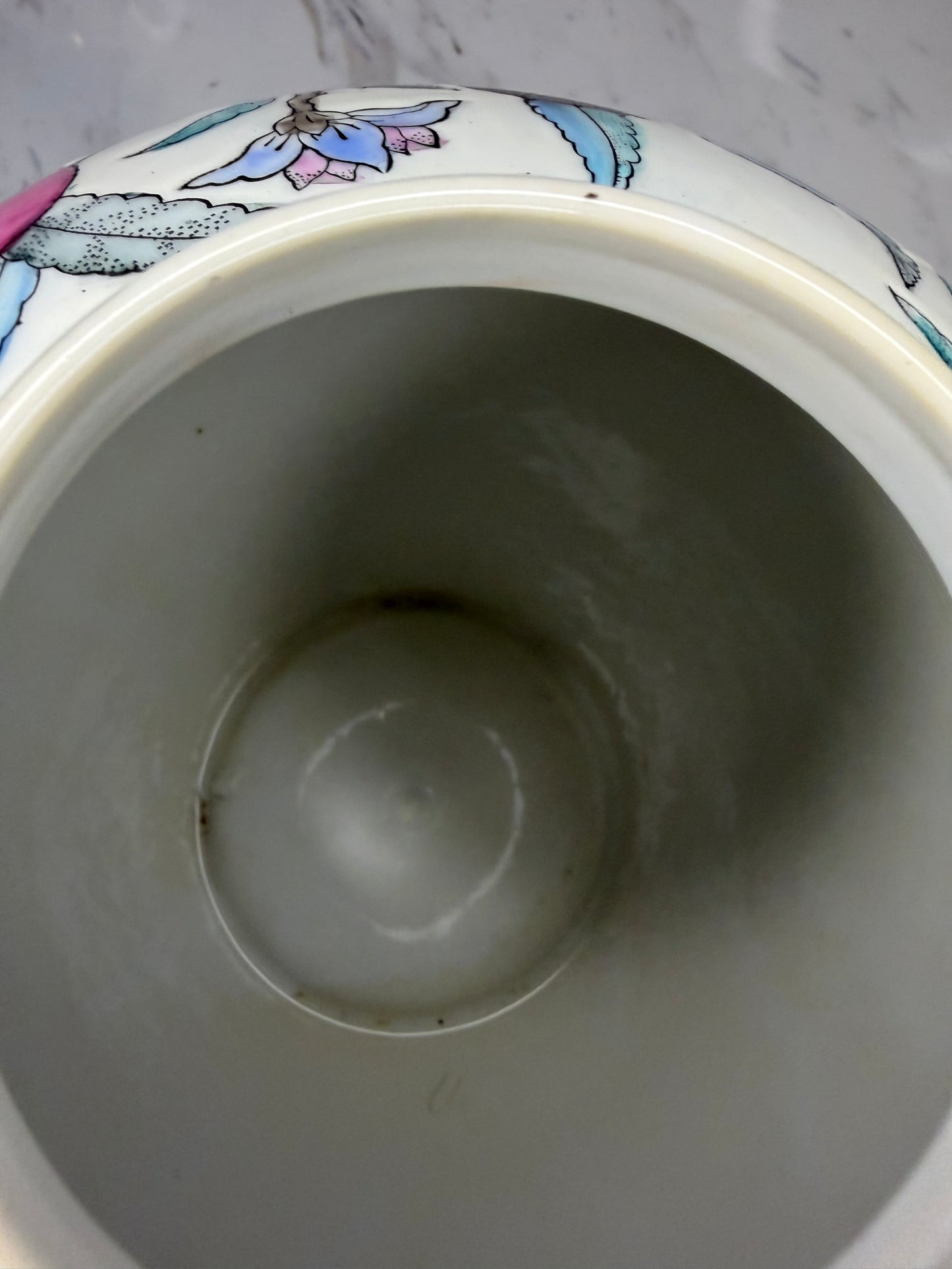 Vintage WBI Chinese Export Lidded Ginger Jar – Famille Rose Style