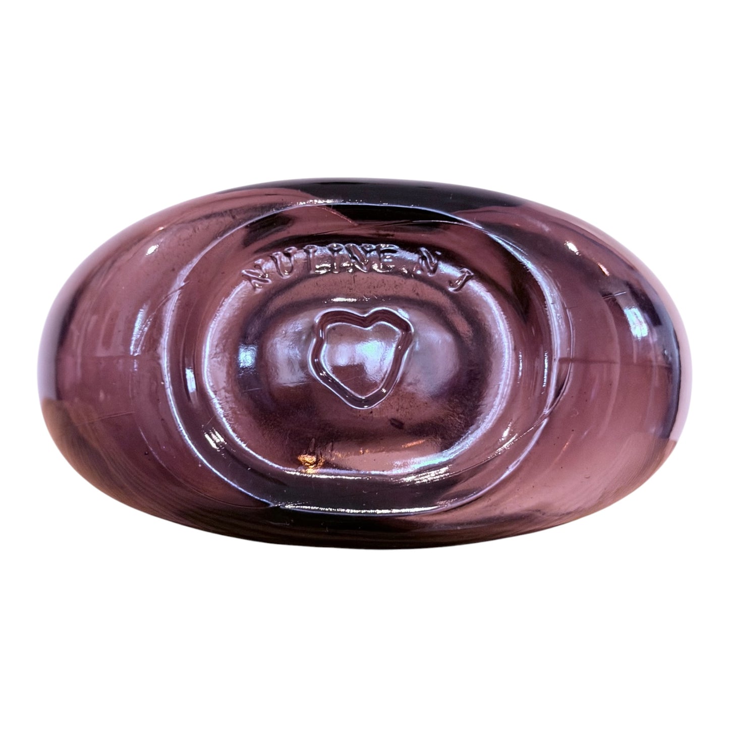 Wheaton Glass Deep Amethyst Purple Vintage Historic Flask 9”Bottle / Decanter – Glassboro 1850