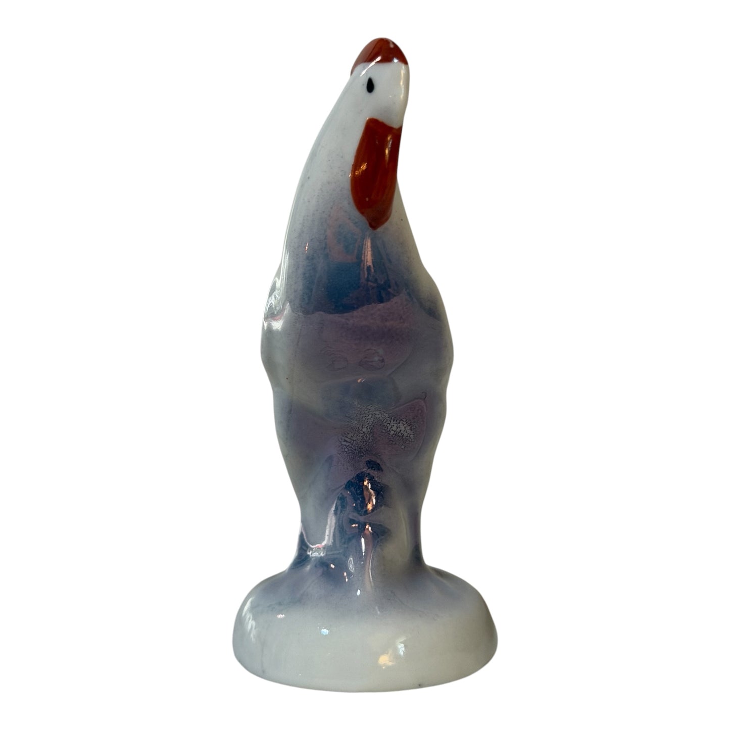 Riga Porcelain Factory RPR Rooster Figurine | Soviet Latvia 1950s–60s | 4”