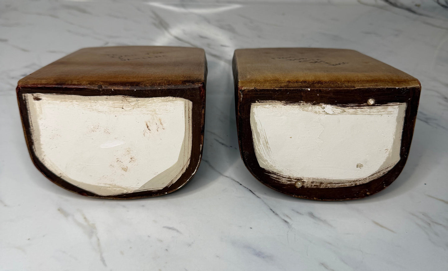 Vintage Hunting Dog Chalkware Bookends – Pair