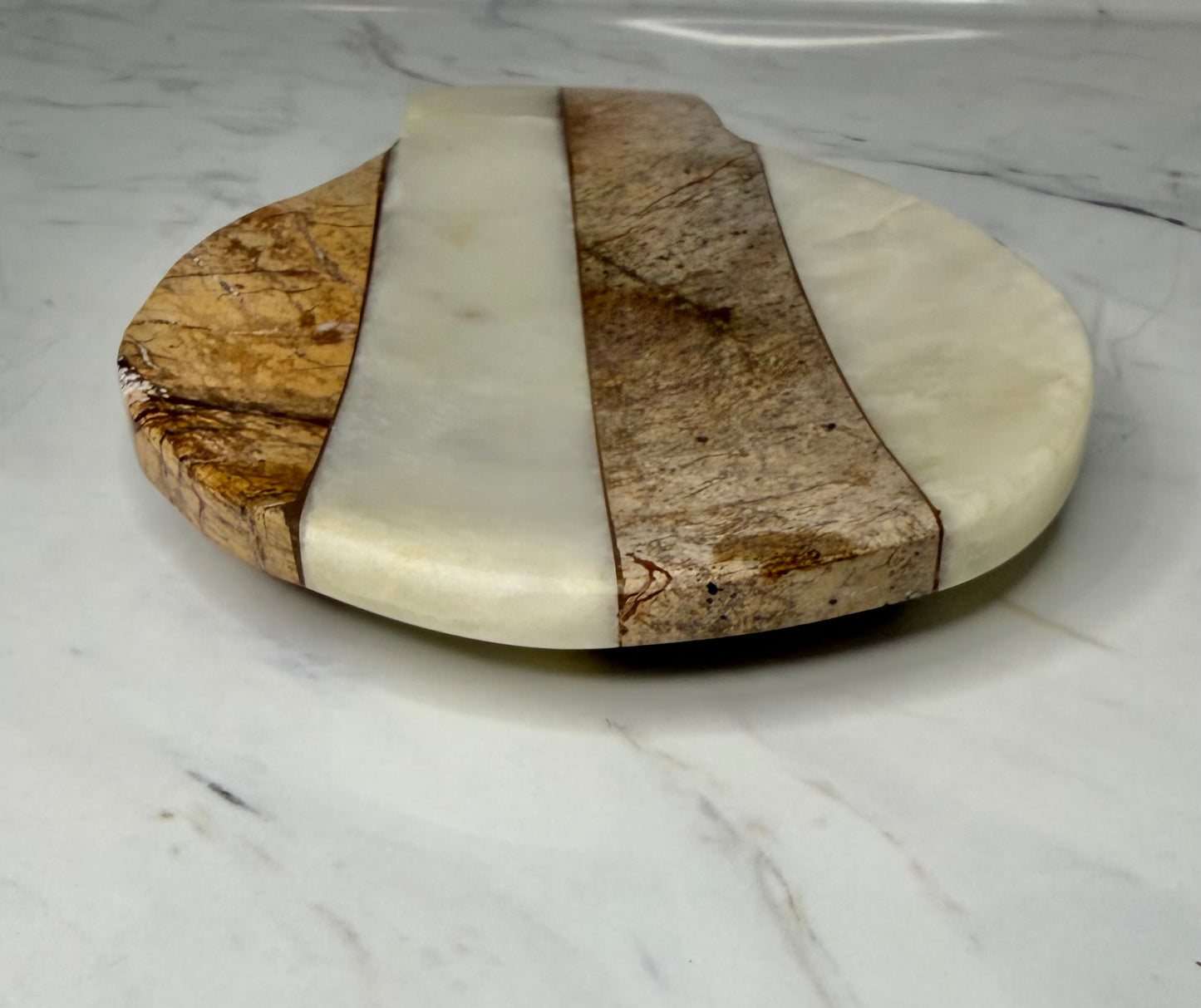 Striped Marble & Onyx Spoon Rest – Thirstystone “Twin Marble” Design