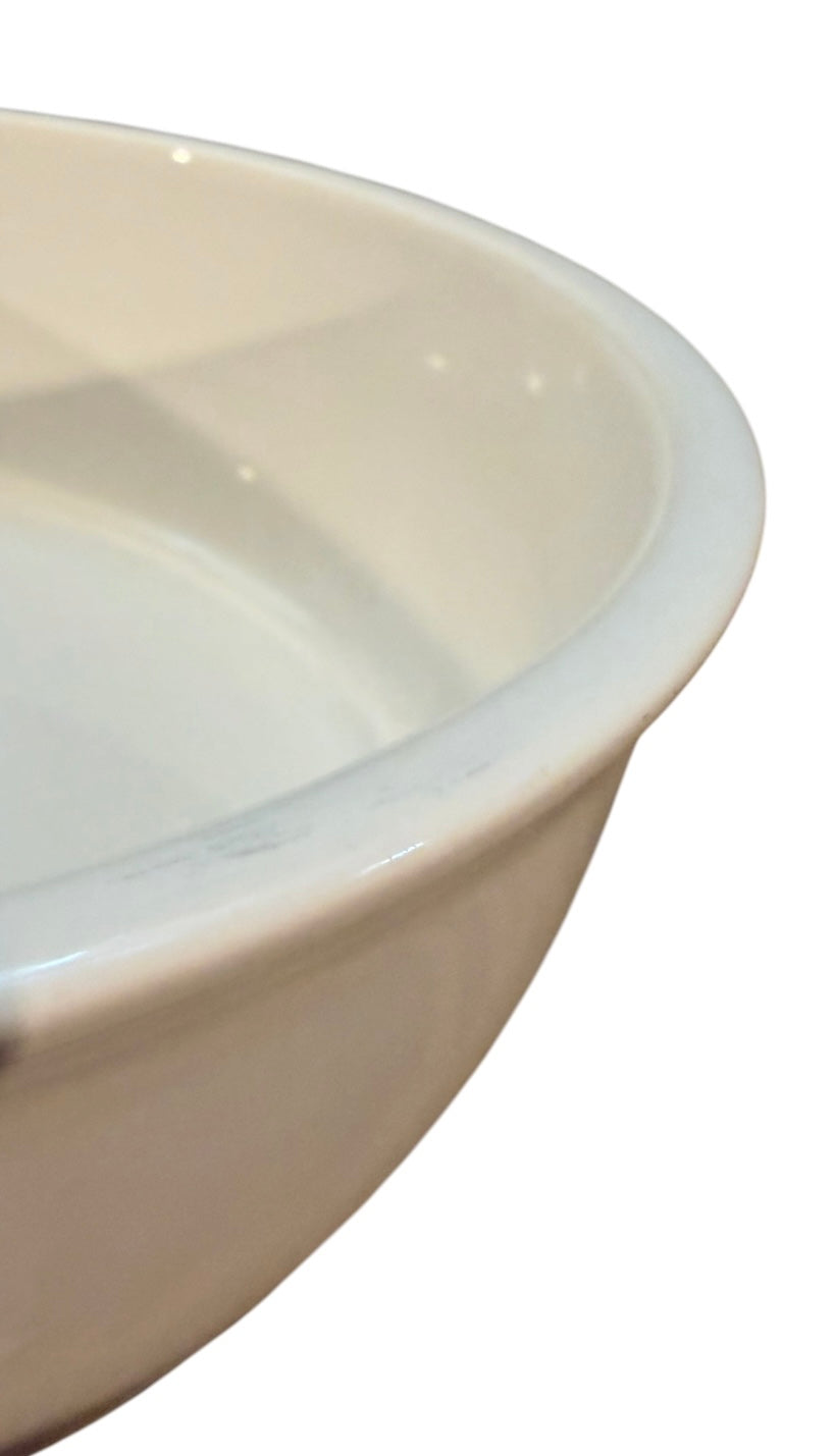 Pfaltzgraff USA Cream Vintage Stoneware Utility / Centerpiece Bowl - Beautiful Piece