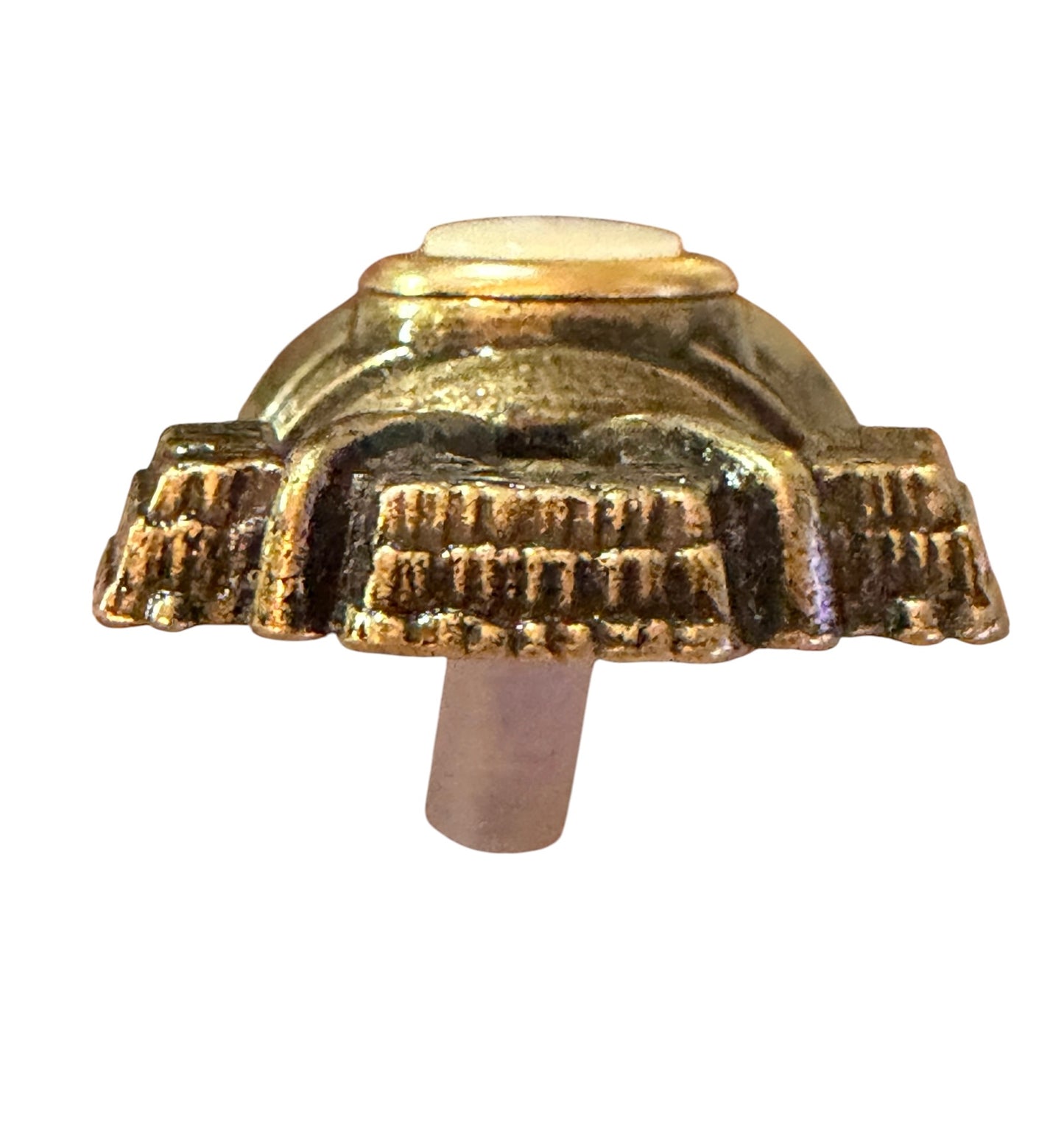 GE Vintage Liberty Bell Doorbell Push Button – NOS Mid Century Brass Doorbell Button | RARE