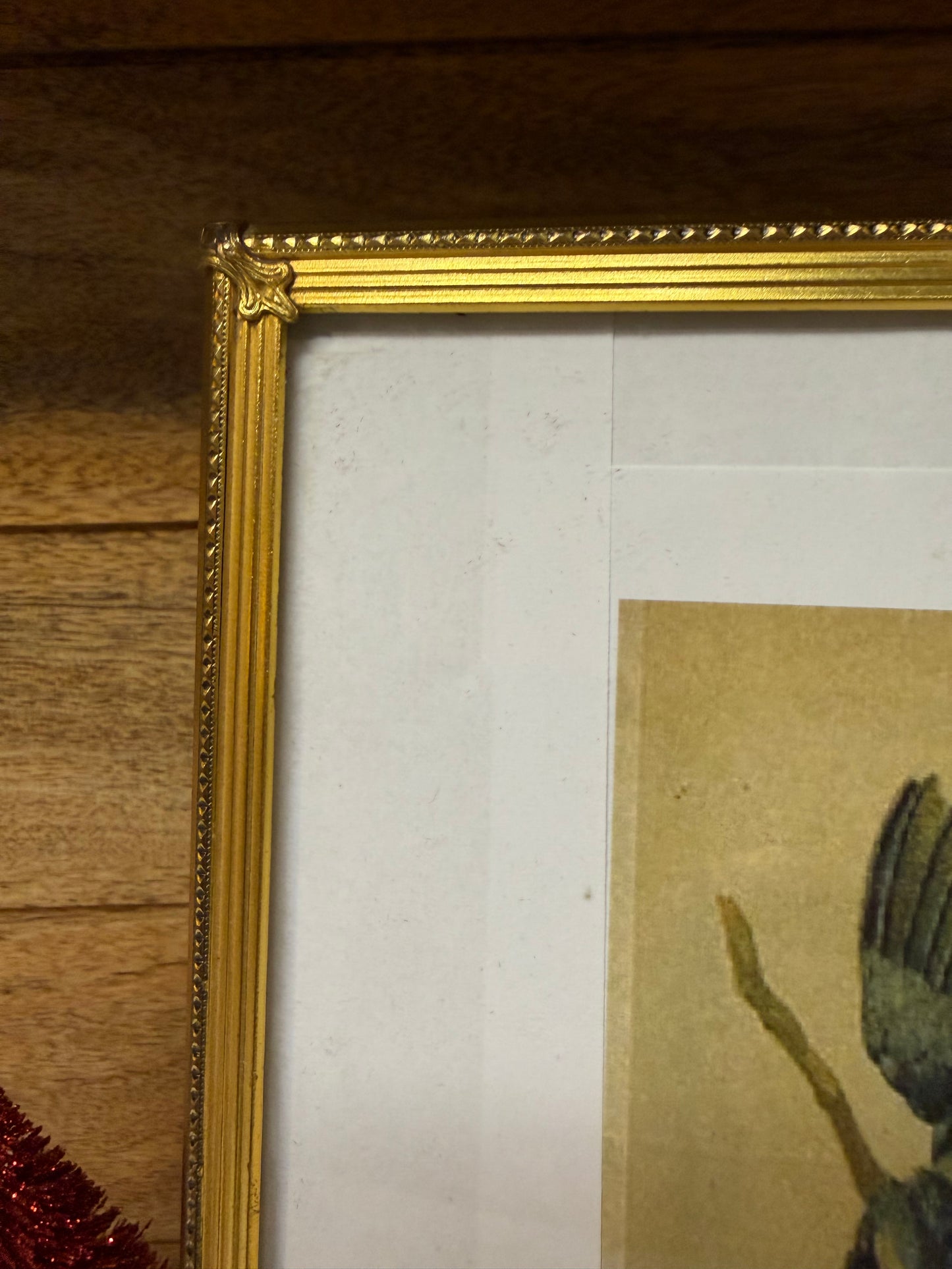 Vintage Gold Metal 8x10 Picture Frame (1950s–1960s)