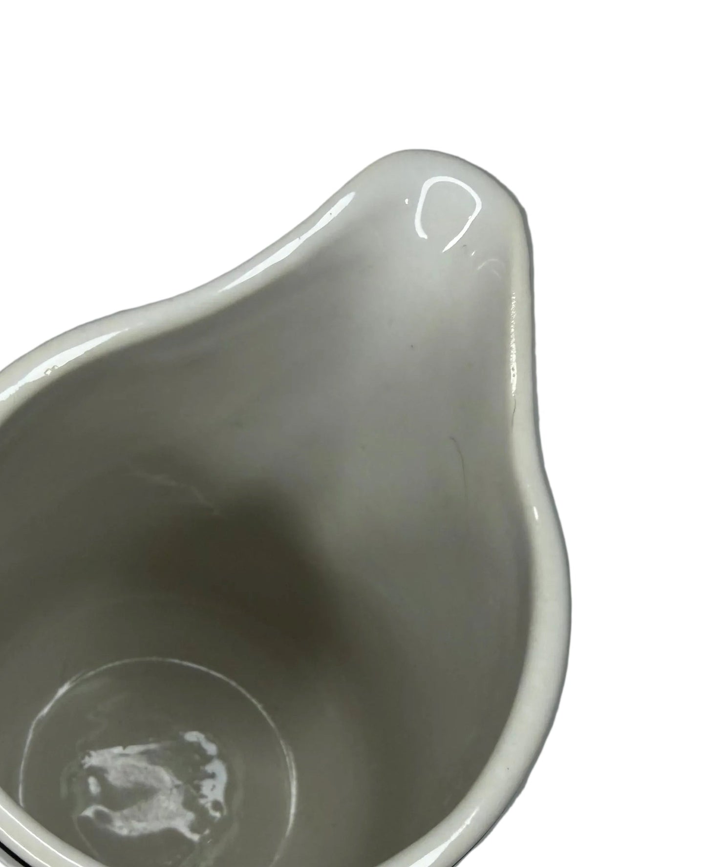 Vintage White Restaurant Ware Creamer Pitcher – Early to Mid-20th Century