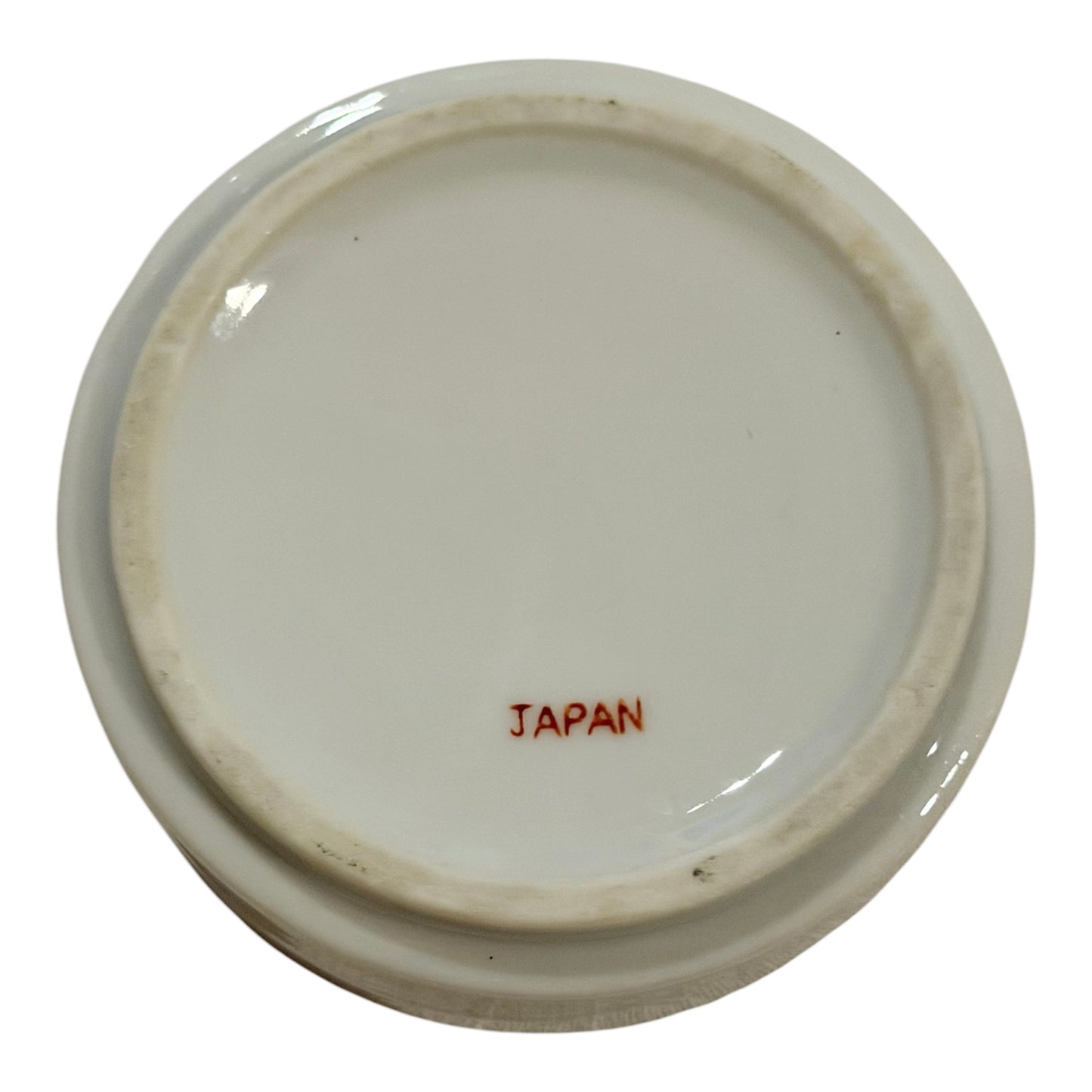 Japanese Porcelain Floral Ashtray / Trinket Dish – Likely 1920s–1930s
