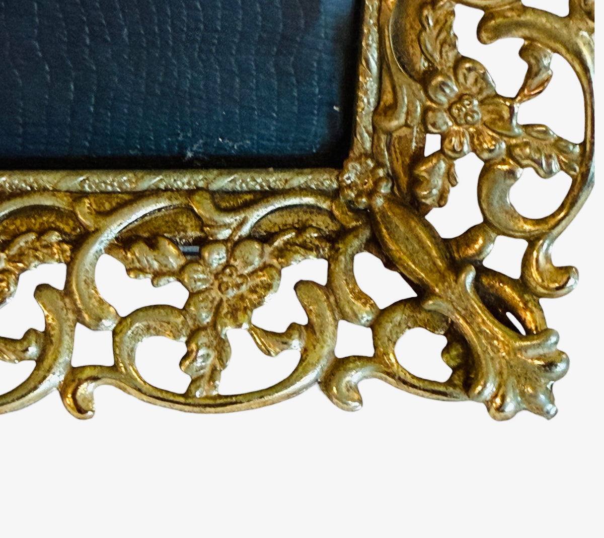 Gold Filigree Vintage 8x10 Picture Frame – Hollywood Regency Ornate Easel Back