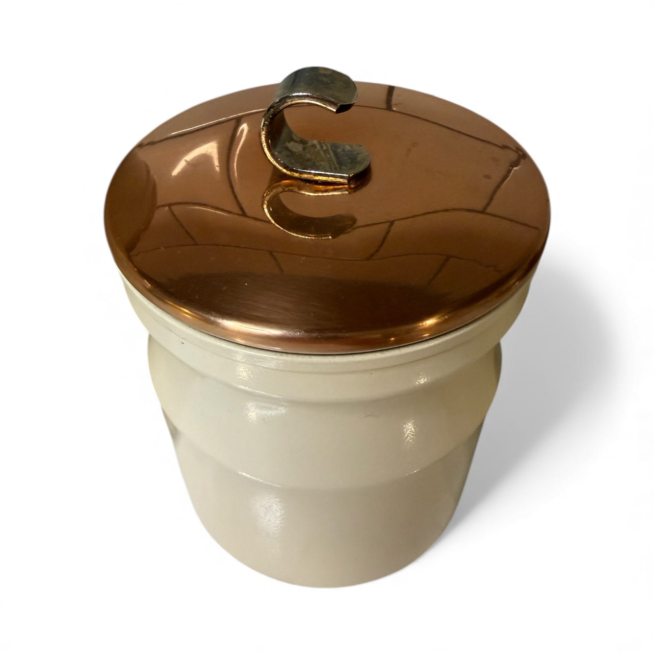 Hall Ambiance Copper Top Metal Canister Set – Set of 3