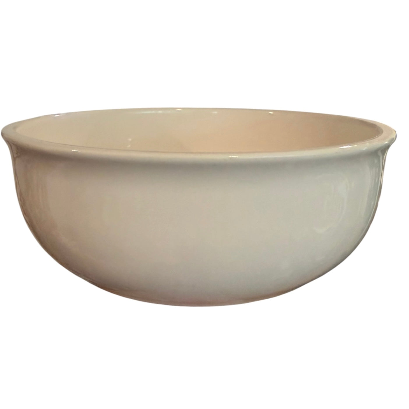 Pfaltzgraff USA Cream Vintage Stoneware Utility / Centerpiece Bowl - Beautiful Piece