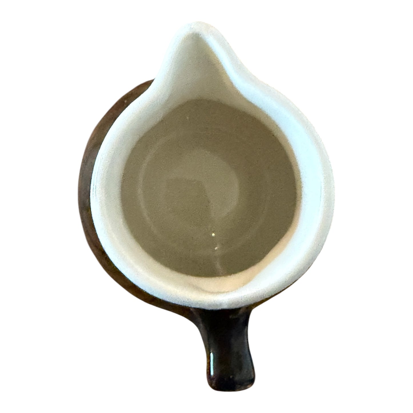 Hall China Black Individual Vintage Creamer Pitcher | Restaurant Ware Syrup Server | Made in USA