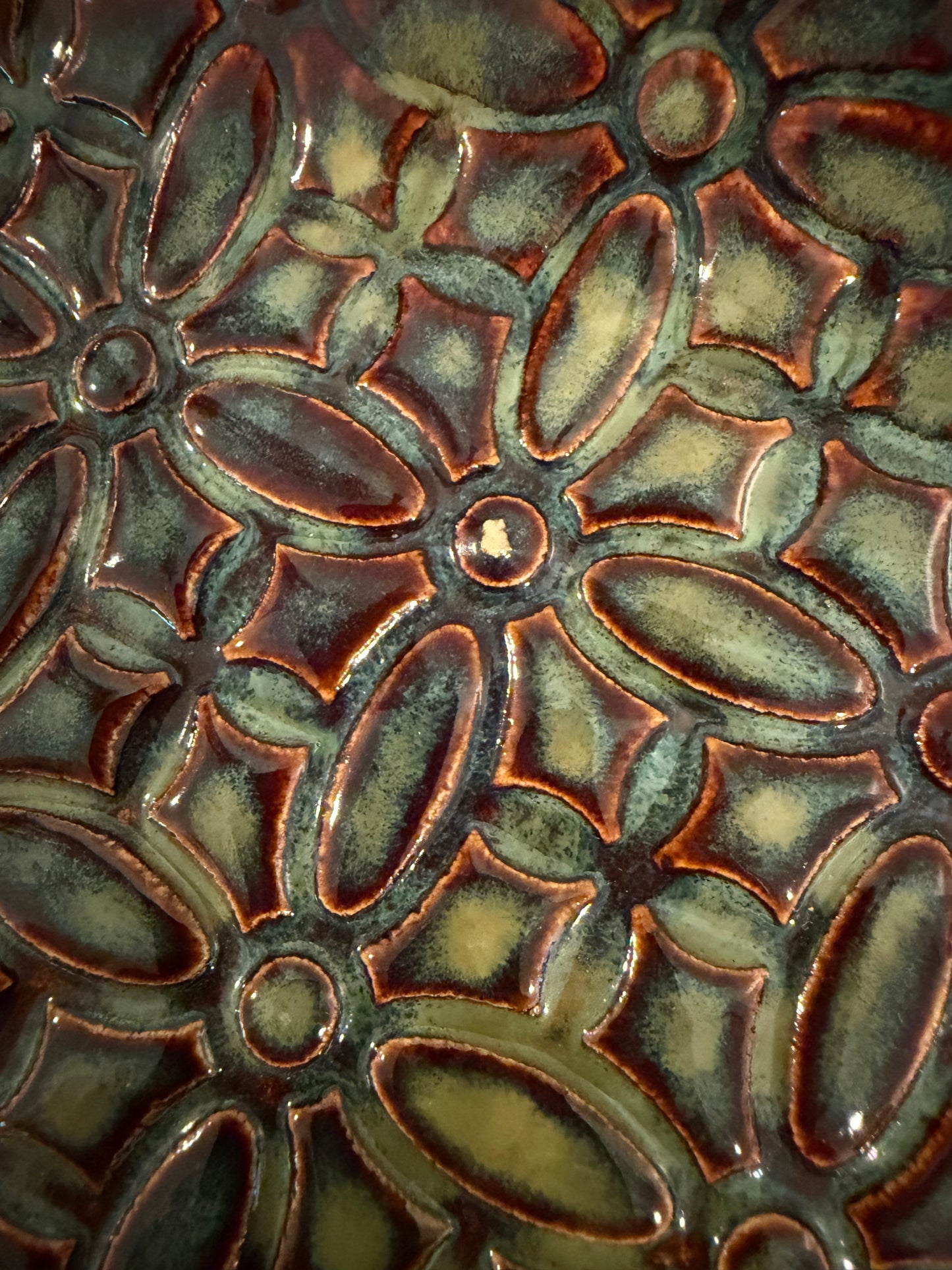 LTR Studio Pottery Textured Platter | Handmade Ceramic Serving Tray | Larry & Tracey Rogers