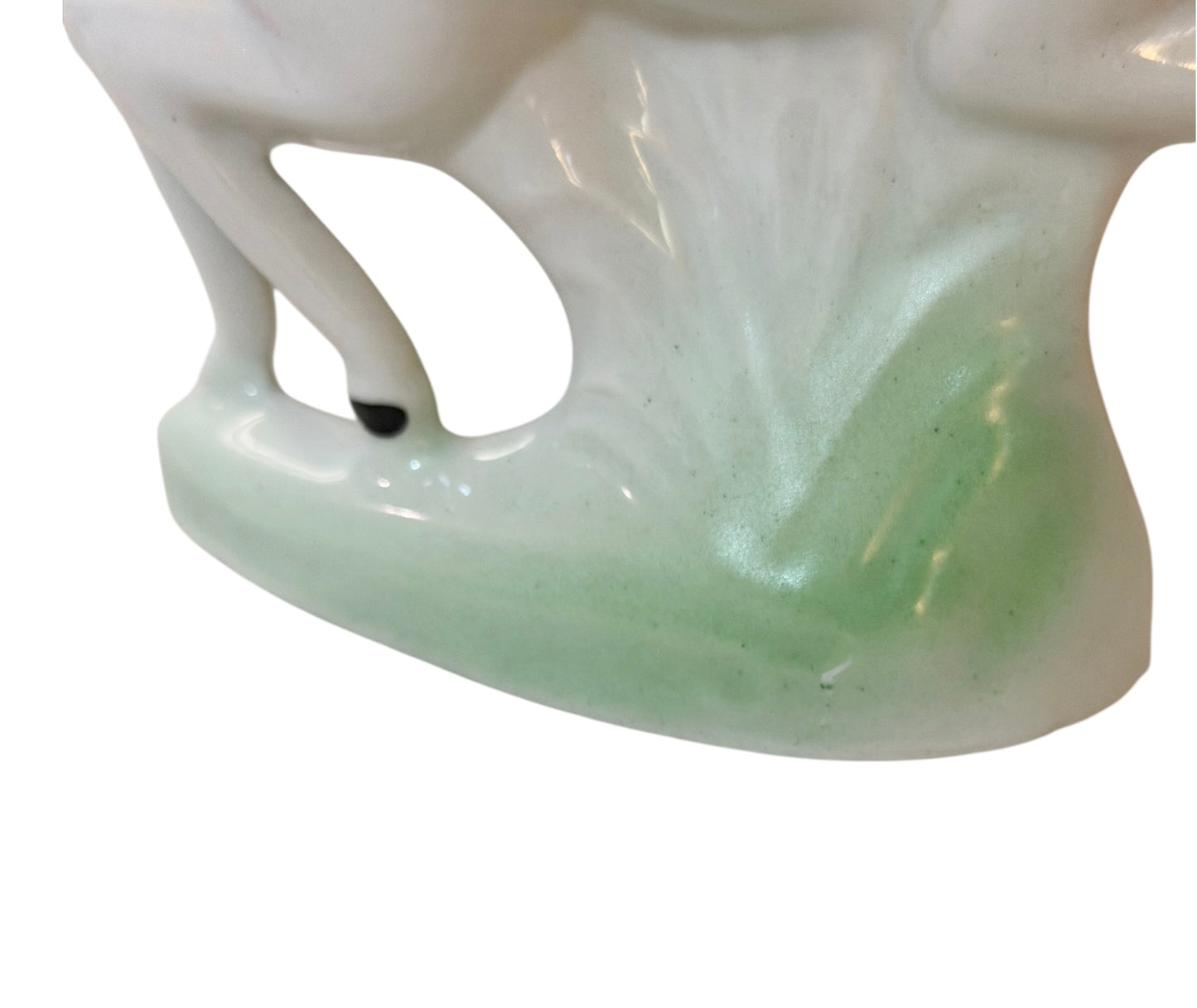 Izida Bulgarian Porcelain Vintage Leaping Deer Doe Figurine | Mid-Century No. 135