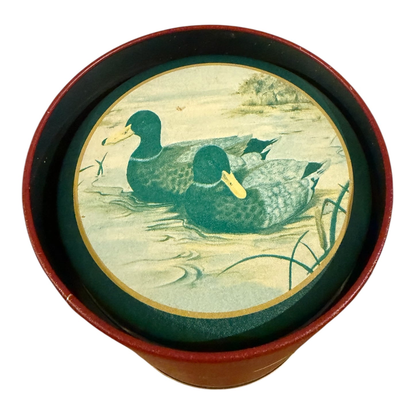 1980s Wang’s International Mallard Duck Nesting Tin Canister Set (Set of 3)