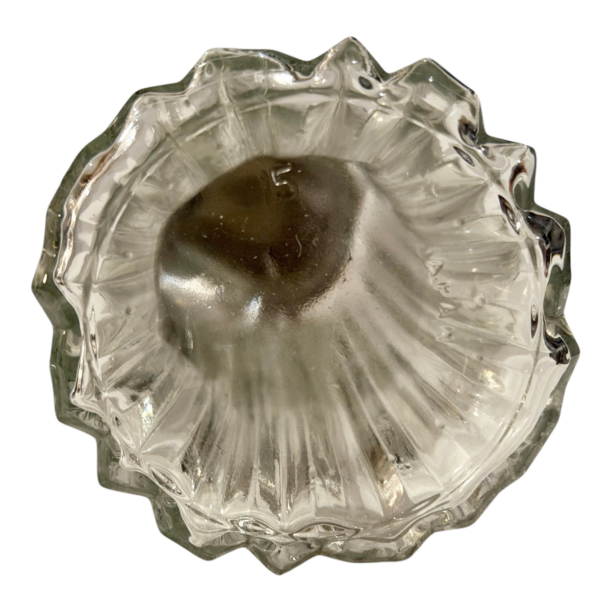 Leonard Crystal Vintage Salt & Pepper Shakers | Silver Plate & Pressed Crystal | Japan