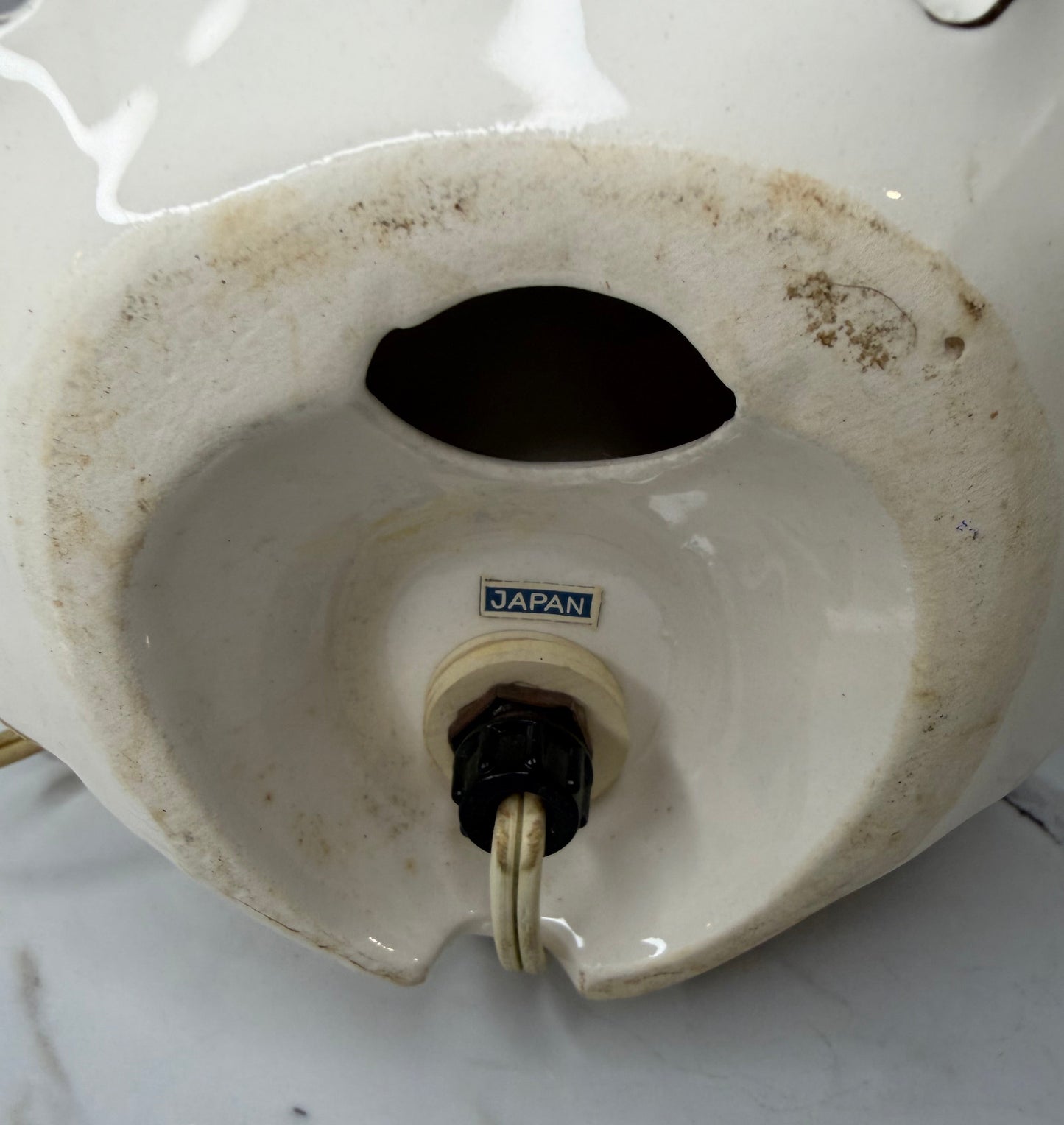 Vintage Southern Belle Boudoir Lamp – Mid-Century Porcelain Figurine