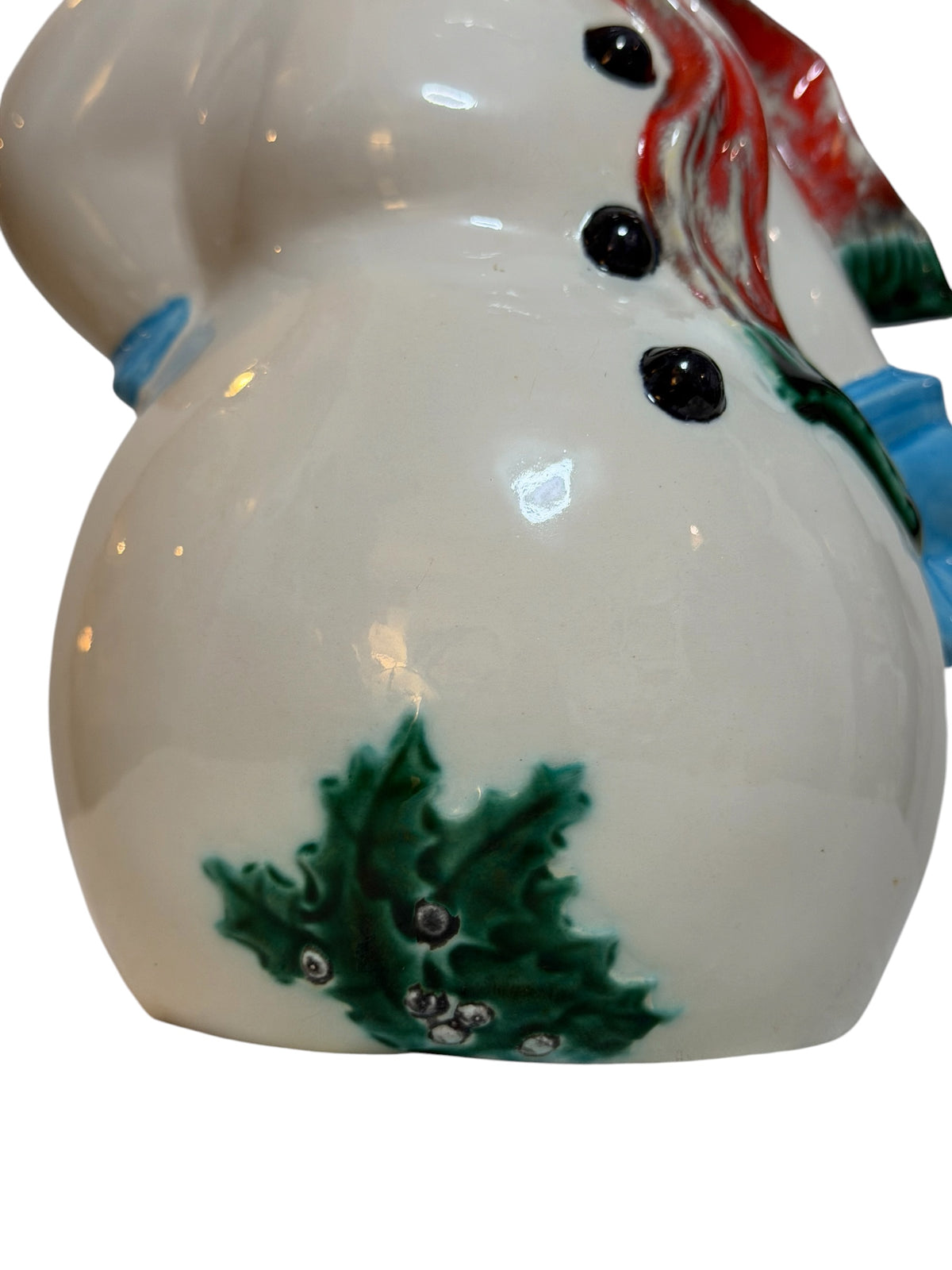 1971 Byron Mold Hand-Painted Ceramic Snowman Figurine – 11”