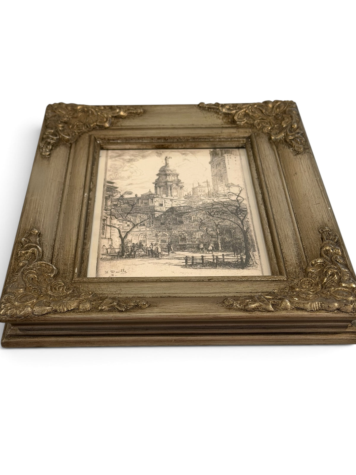 St. Paul’s Chapel NYC Framed Art – Henry Deville Book Print | Flea & Frame Creation