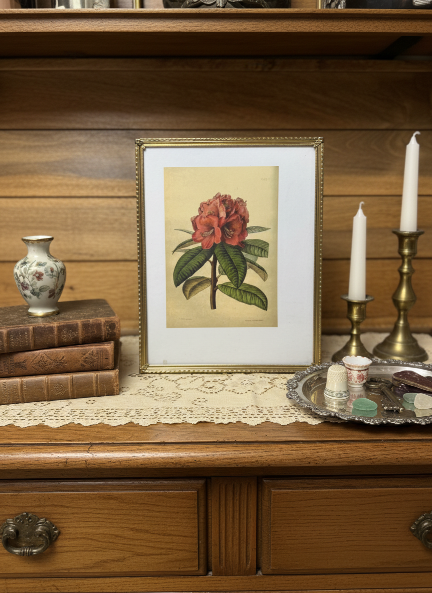 Vintage Gold Metal 8x10 Picture Frame (1950s–1960s)