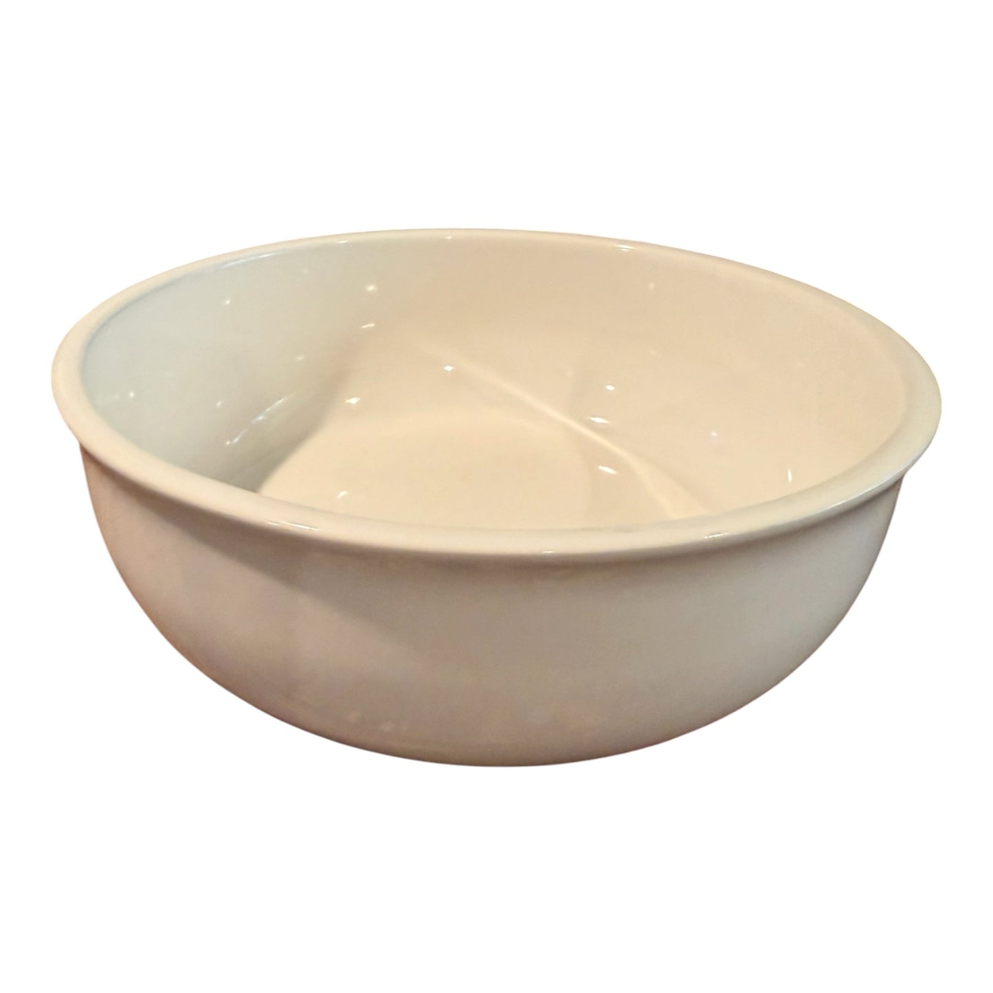Pfaltzgraff USA Cream Vintage Stoneware Utility / Centerpiece Bowl - Beautiful Piece