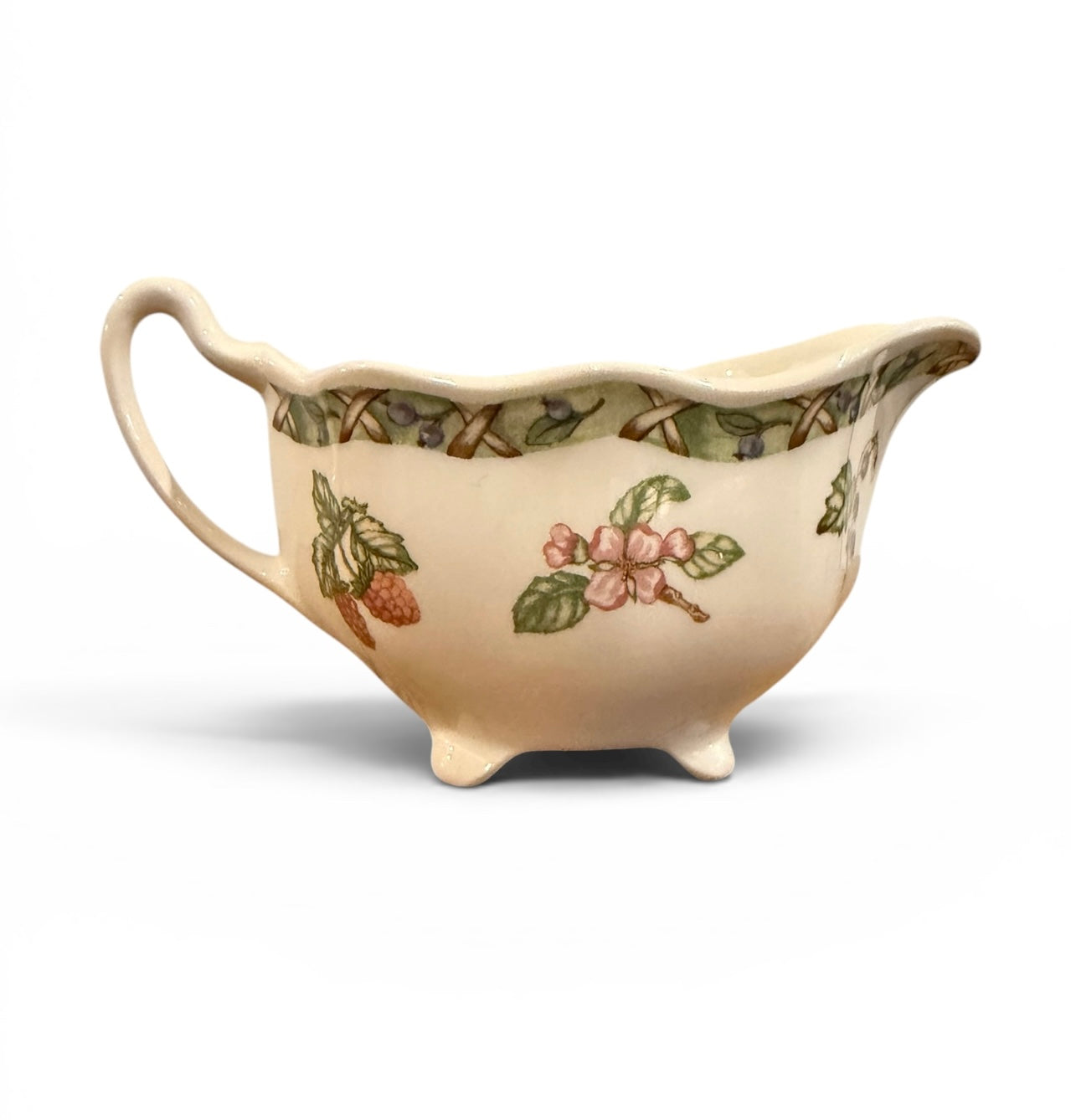 Vintage Johnson Brothers Arcadia (Fruit) Creamer | Cottagecore