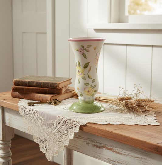 Vintage Tracy Porter for FTD Ceramic Vase – Cottagecore Floral