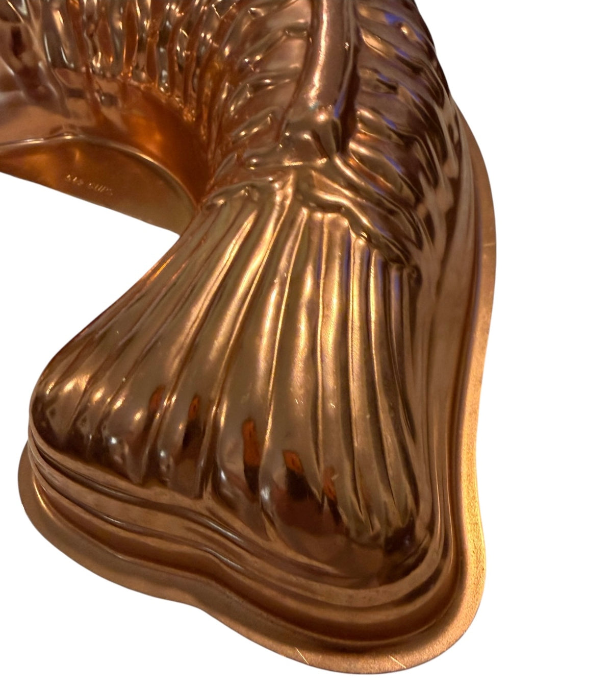 Copper-Tone Vintage Fish Mold | 5.5 Cup