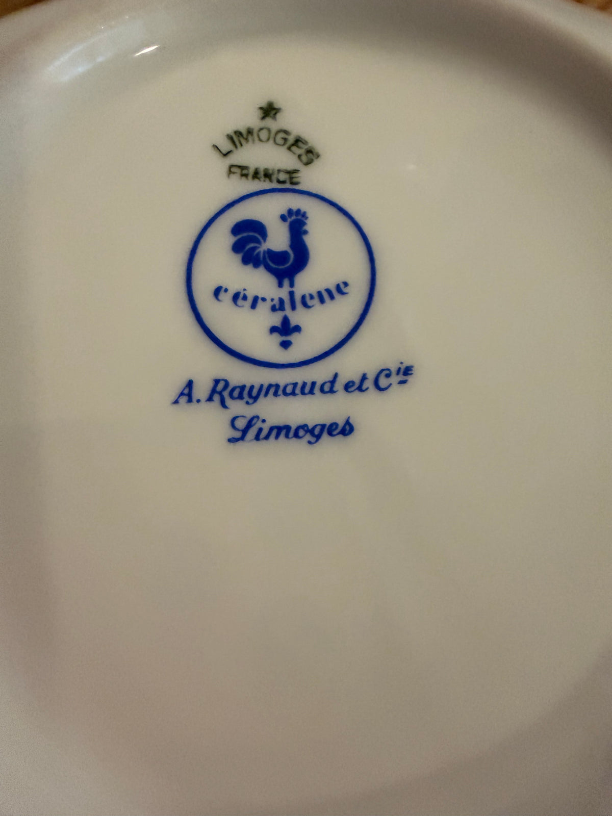 Ceralene Raynaud Limoges “Vieux Chine” Vintage Melon Bowl – Made in France | 5.25”