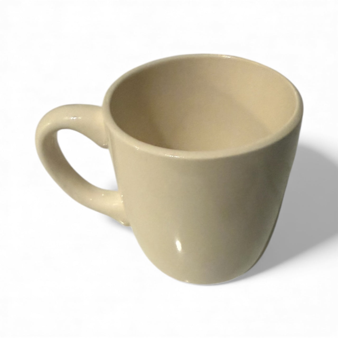 Vintage Homer Laughlin “Poinsettia & Lantern” Holiday Mug – Rare Seasonal Collectible, USA Made