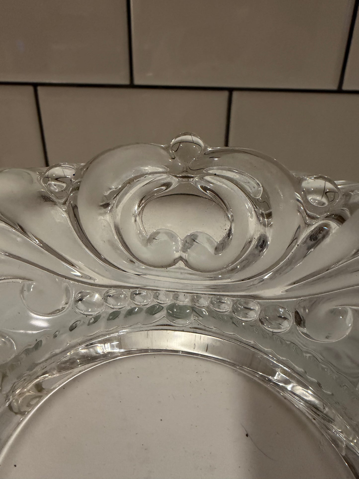 MIKASA Frosted & Clear Crystal Picture Frame