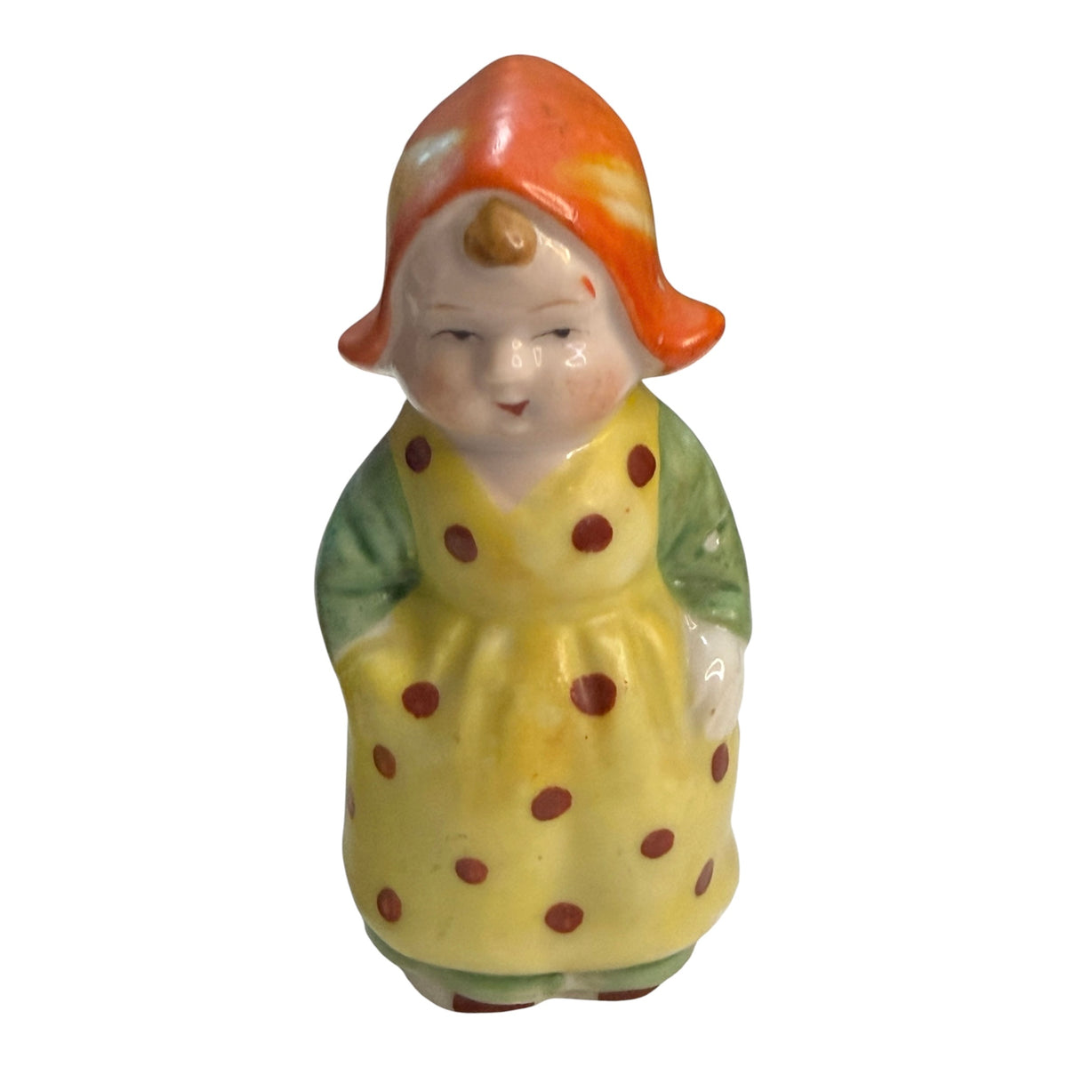 Mid-Century Dutch Boy & Girl Ceramic Salt & Pepper Shakers – Made in Japan