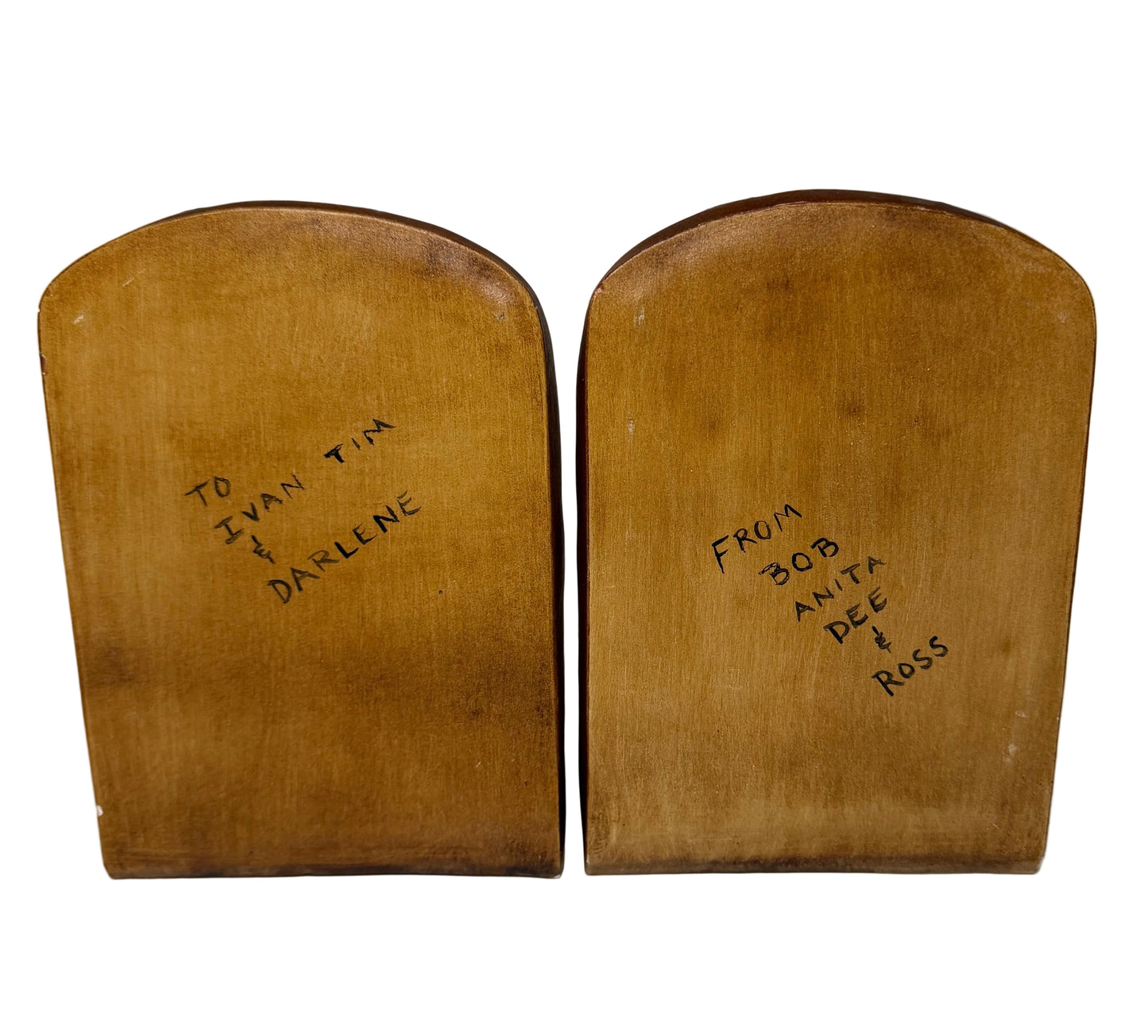 Vintage Hunting Dog Chalkware Bookends – Pair