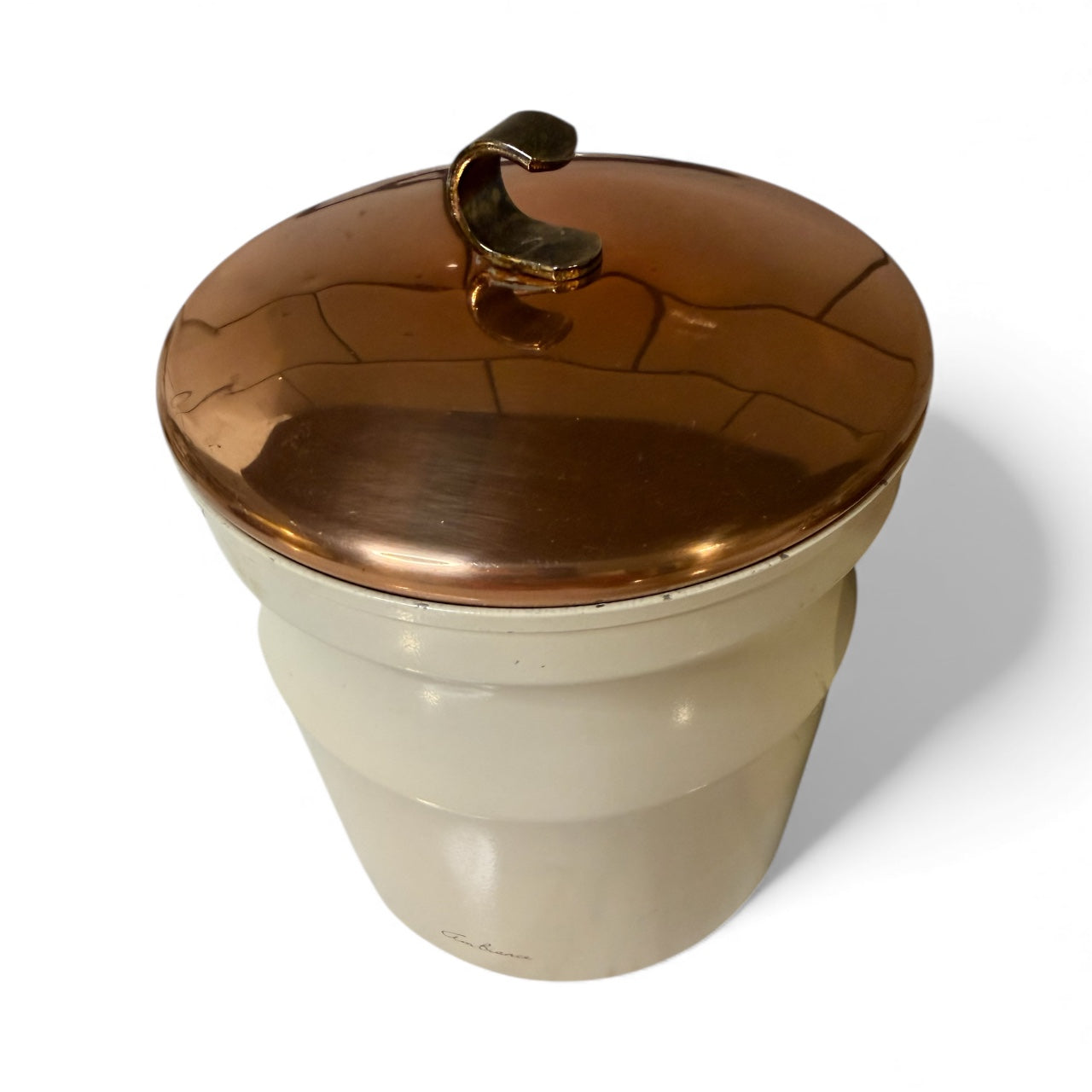 Hall Ambiance Copper Top Metal Canister Set – Set of 3